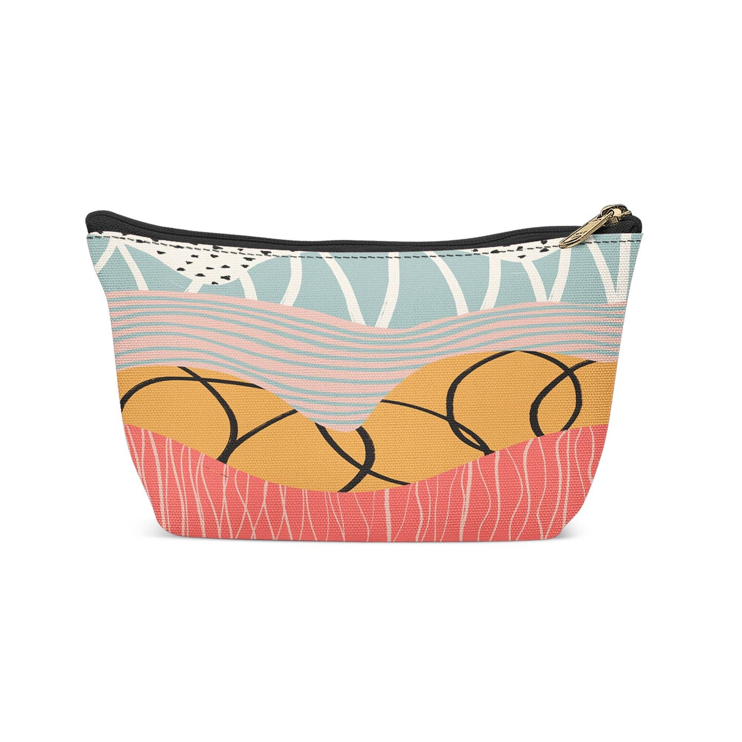 Colorful Mid Century Modern Makeup Bag - HypeSheriff