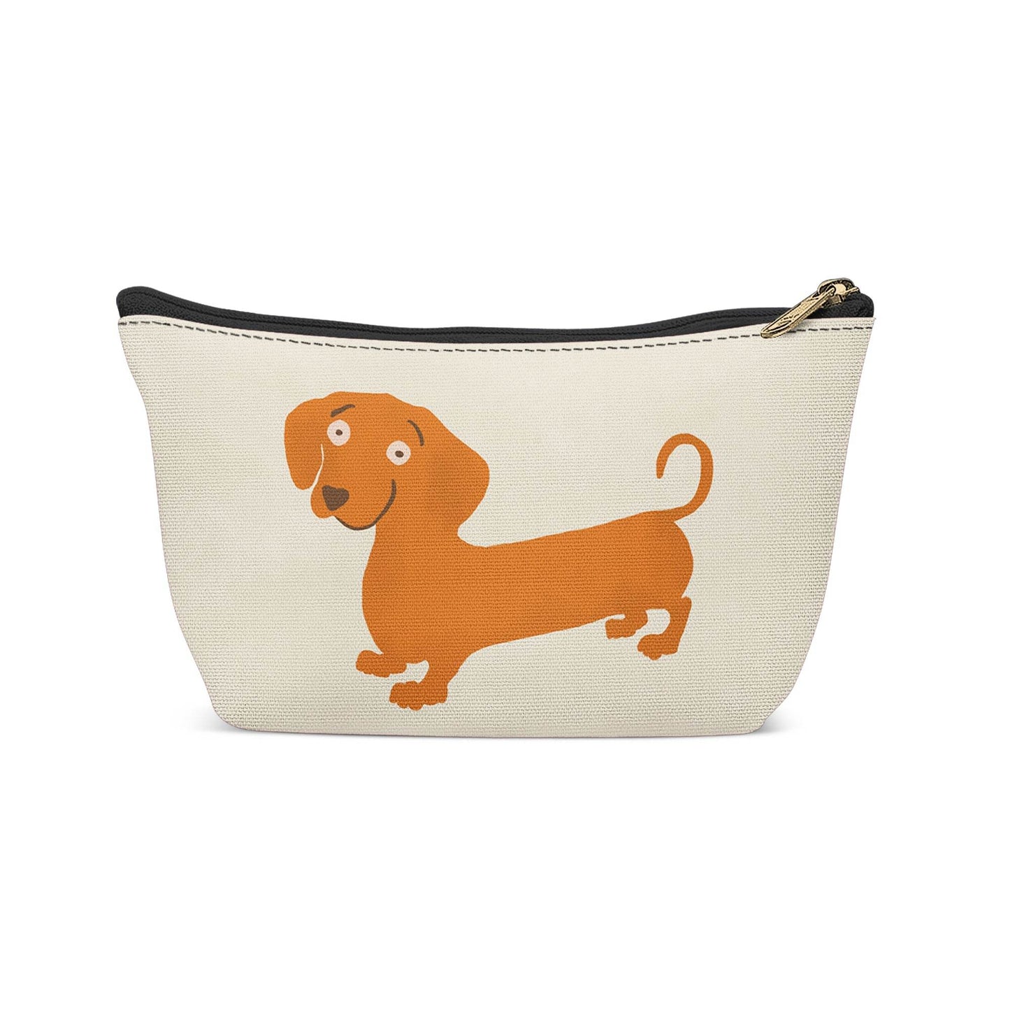 Funny Dachshund Dog Makeup Bag - HypeSheriff