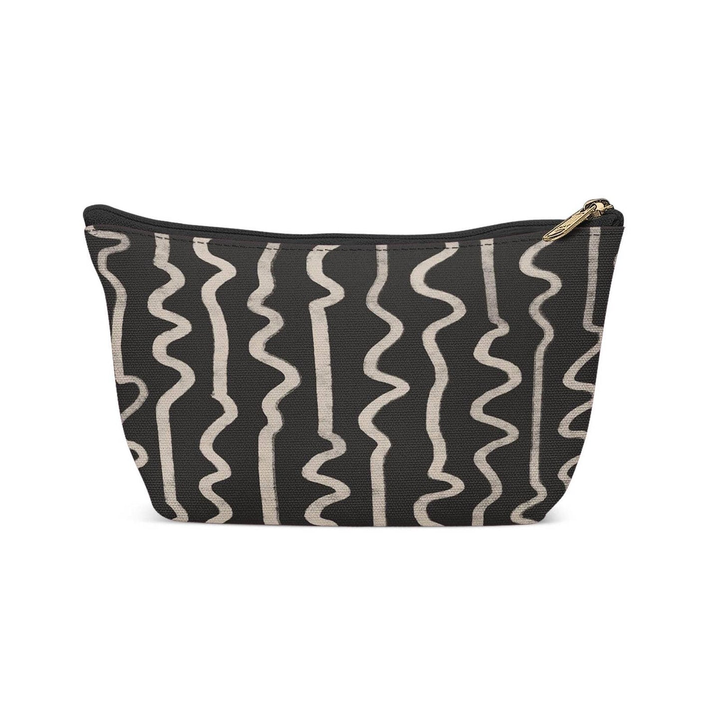 Black Makeup Bag with Etnic Design - HypeSheriff