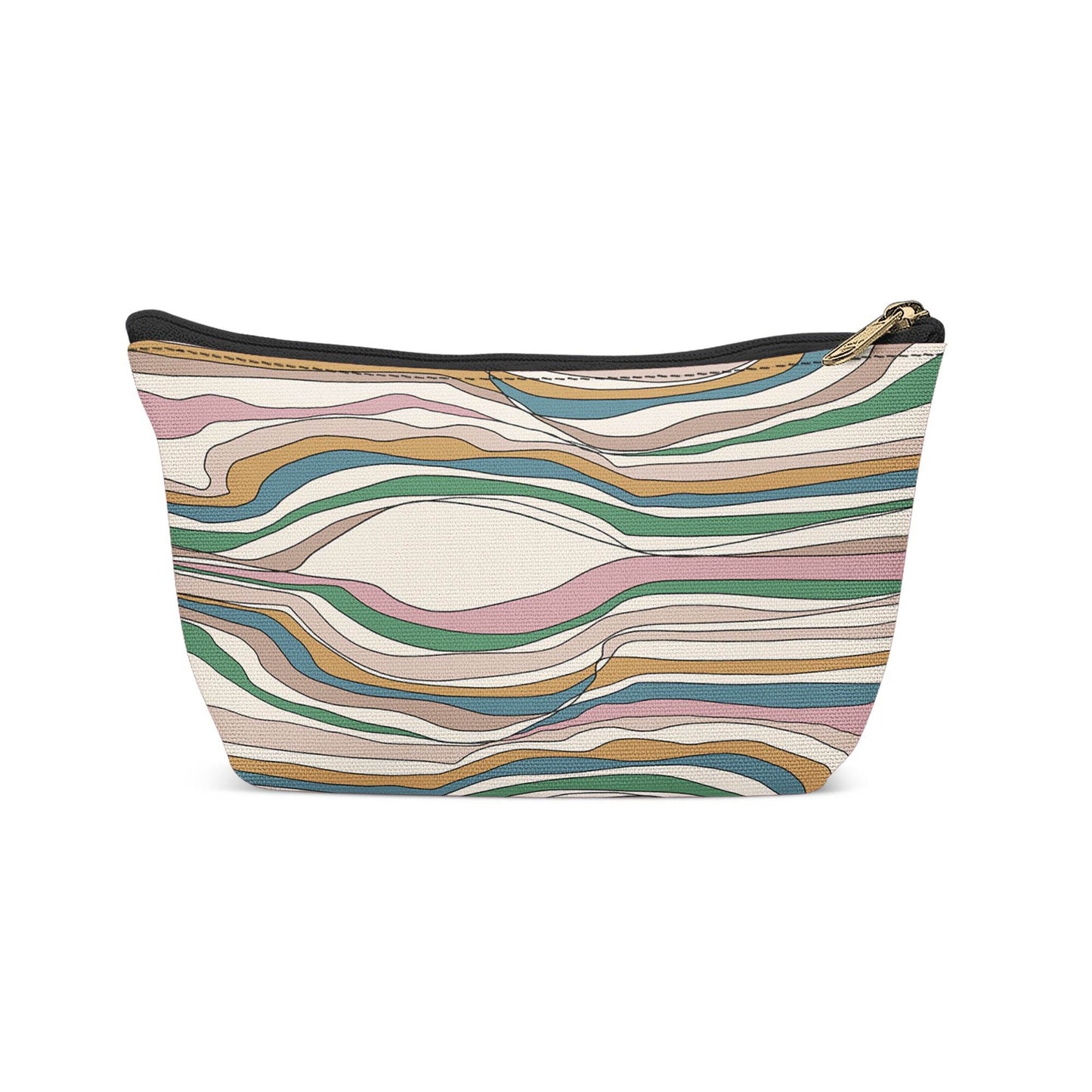 Mid Century Modern Swirl Makeup Bag - HypeSheriff