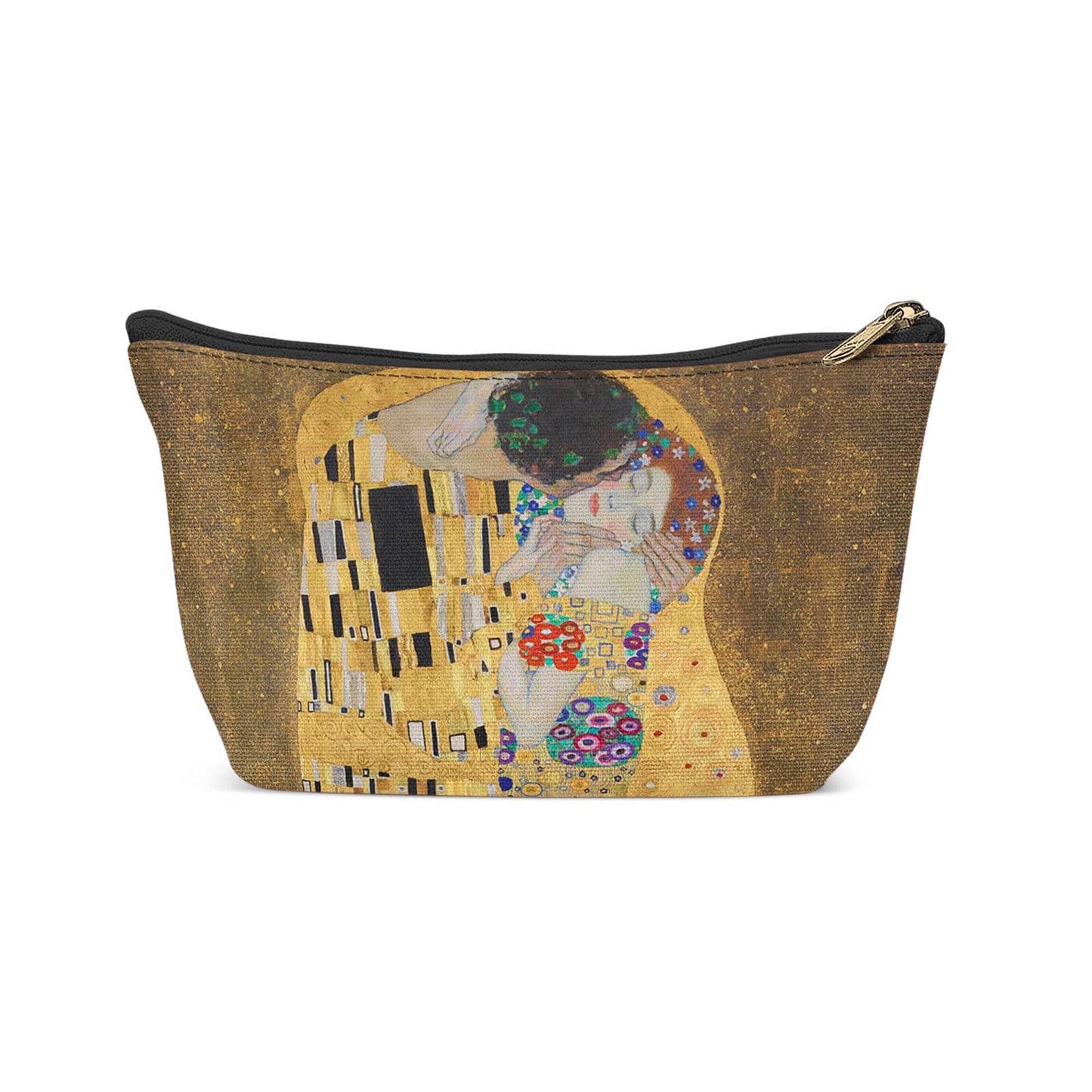 The Kiss Painting by Gustav Klimt Makeup Bag - HypeSheriff