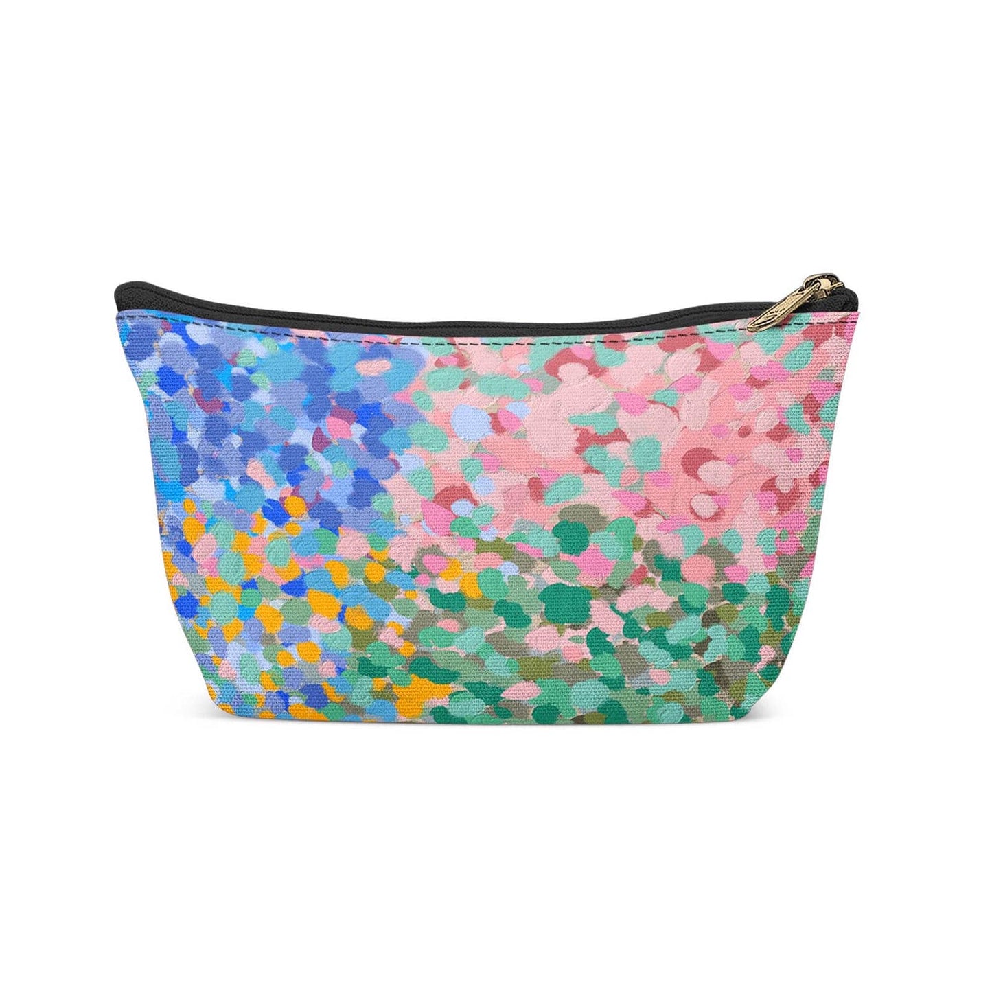 Monet Inspired Painted Colorful Makeup Bag - HypeSheriff