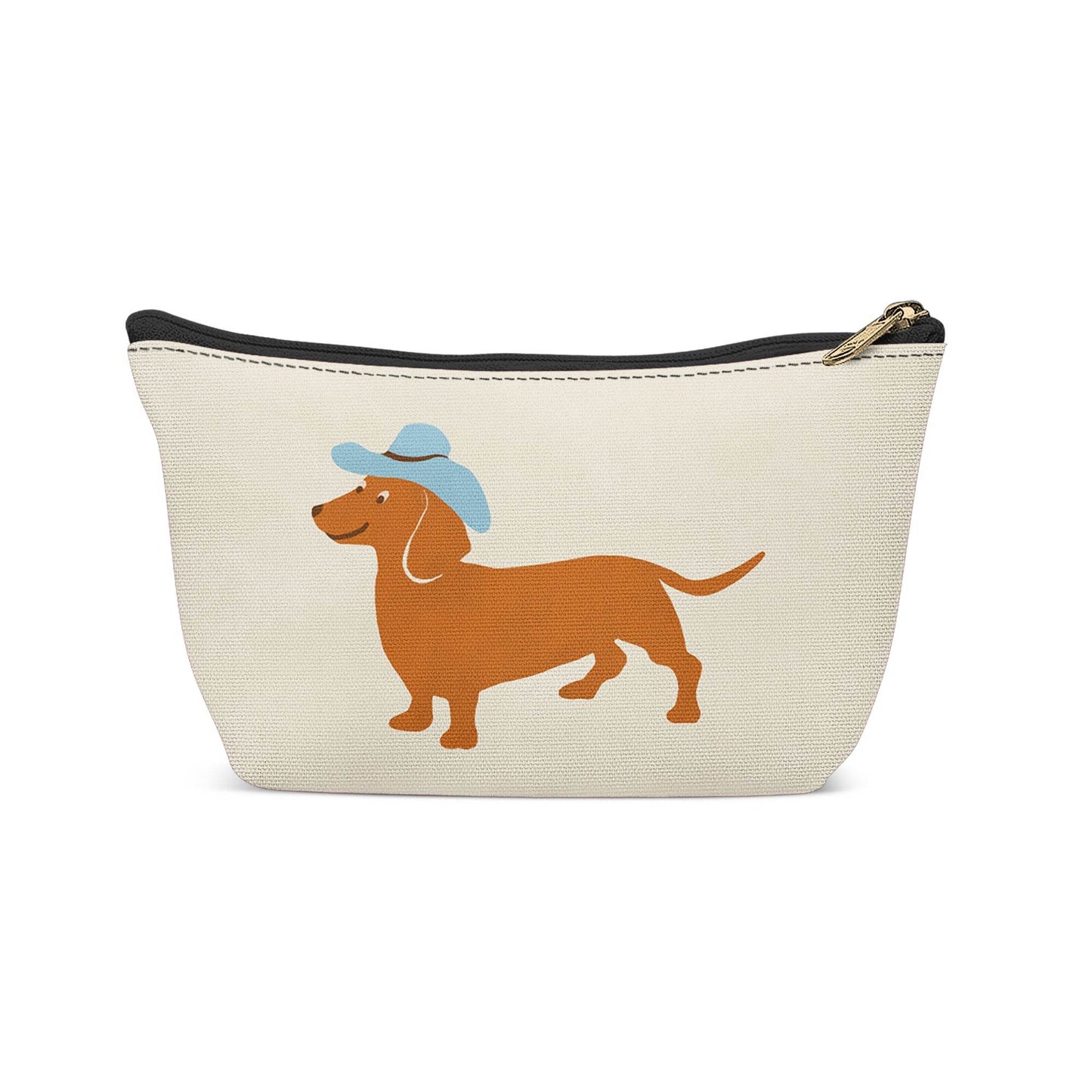Cute Dachshund Dog Makeup Bag - HypeSheriff