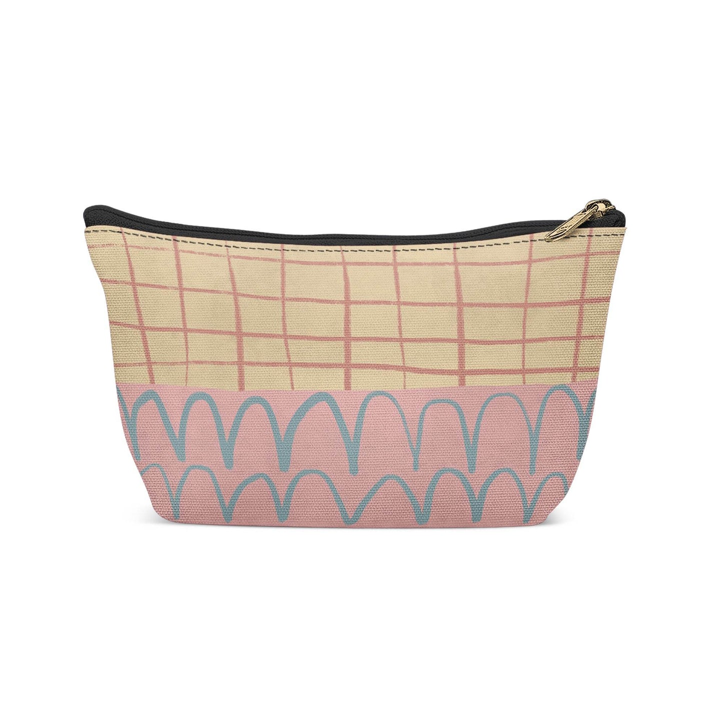 Retro Minimalist Pattern Makeup Bag - HypeSheriff