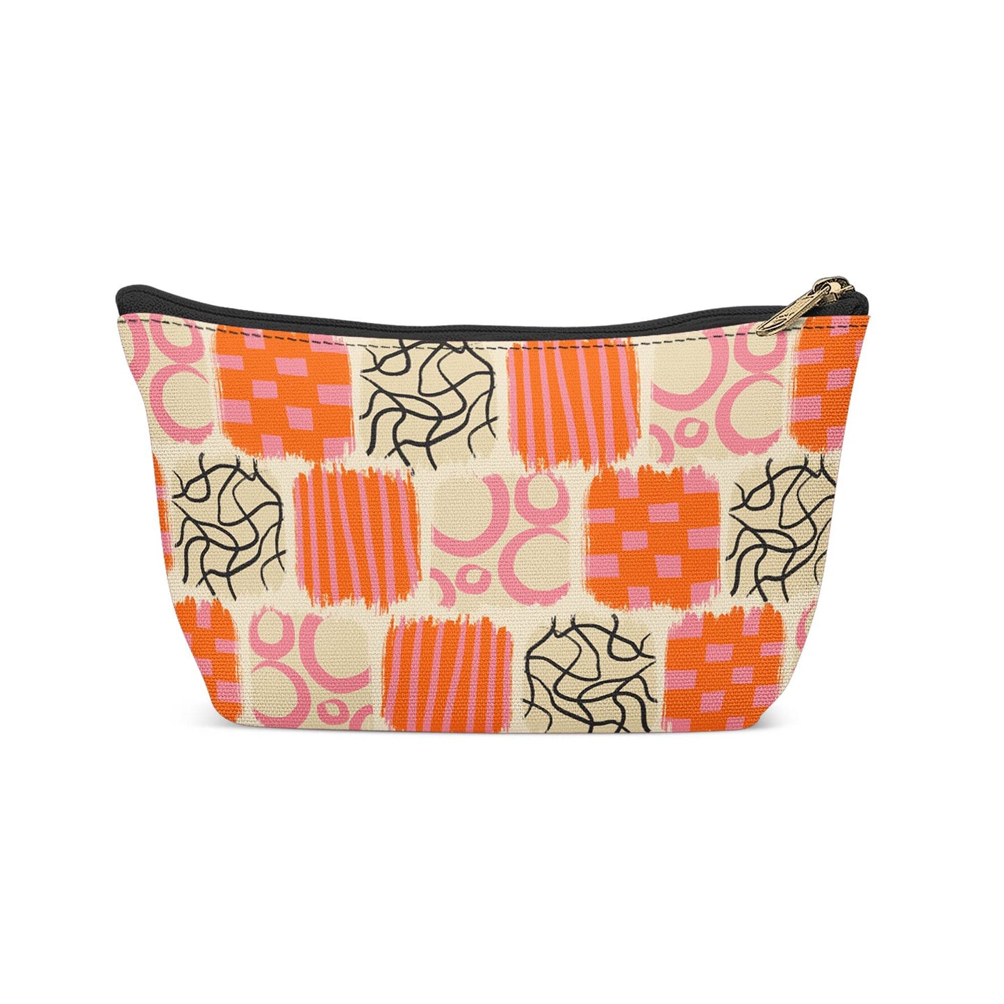 Mid Century Modern Pattern Makeup Bag - HypeSheriff