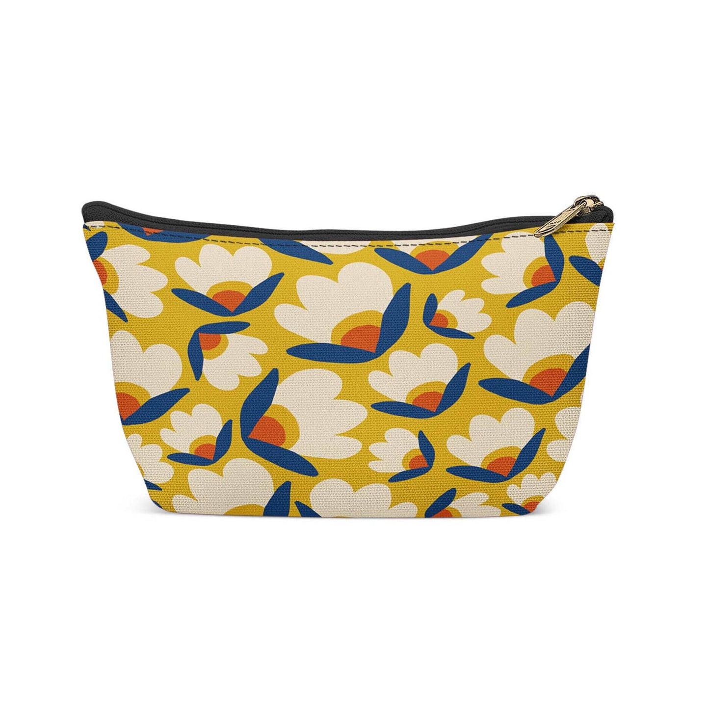 Modern Floral Pattern Makeup Bag - HypeSheriff