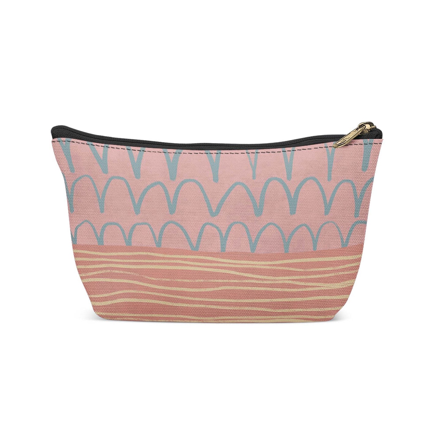 Handdrawn Aesthetic Pattern Makeup Bag - HypeSheriff