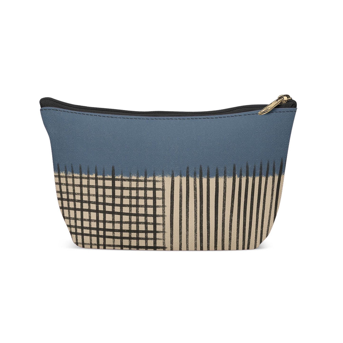 Blue Mid Century Modern Makeup Bag - HypeSheriff