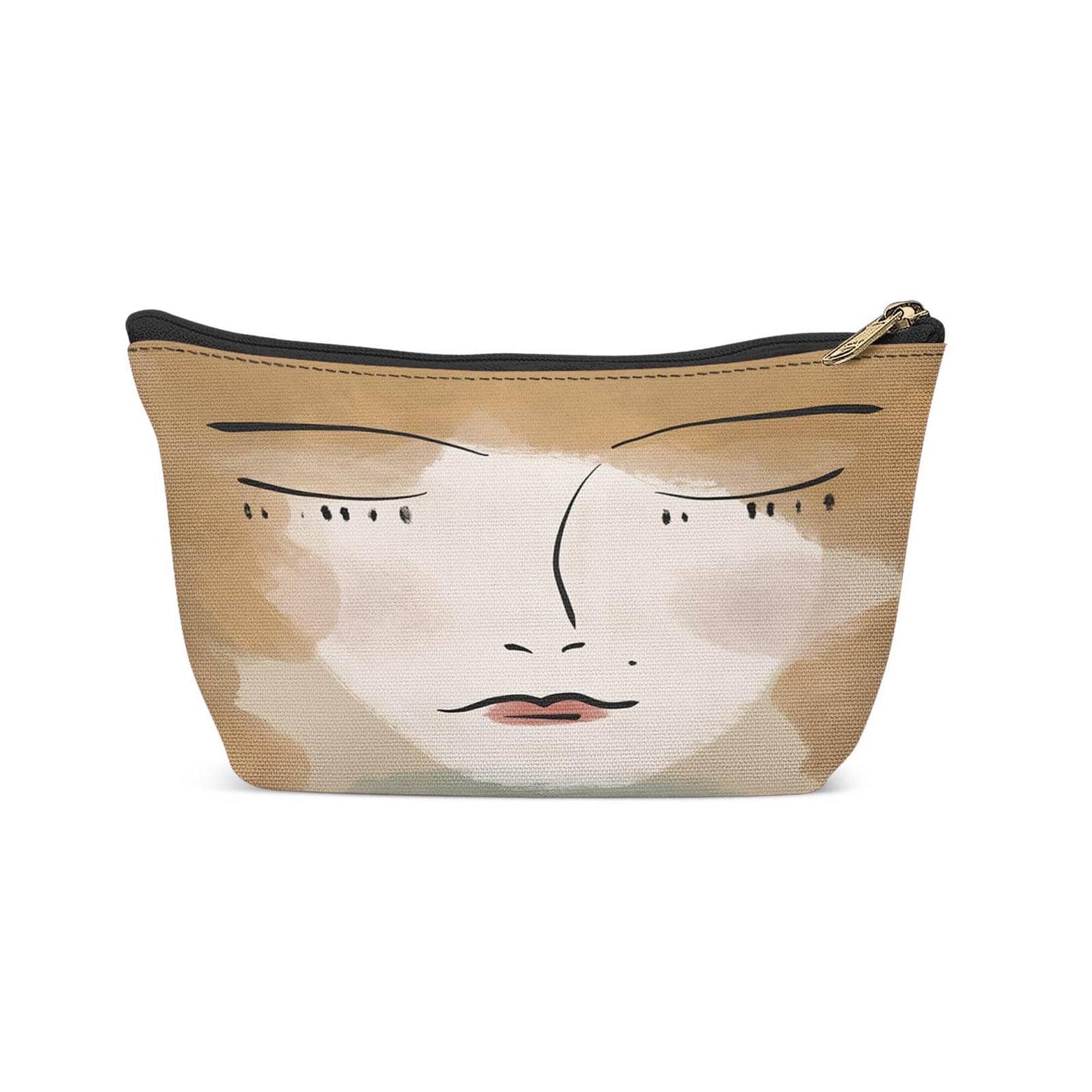 Painted Woman Face Makeup Bag - HypeSheriff