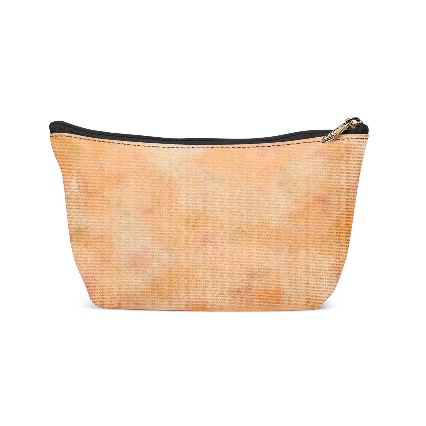 Warm Yellow Texture Painted Makeup Bag - HypeSheriff