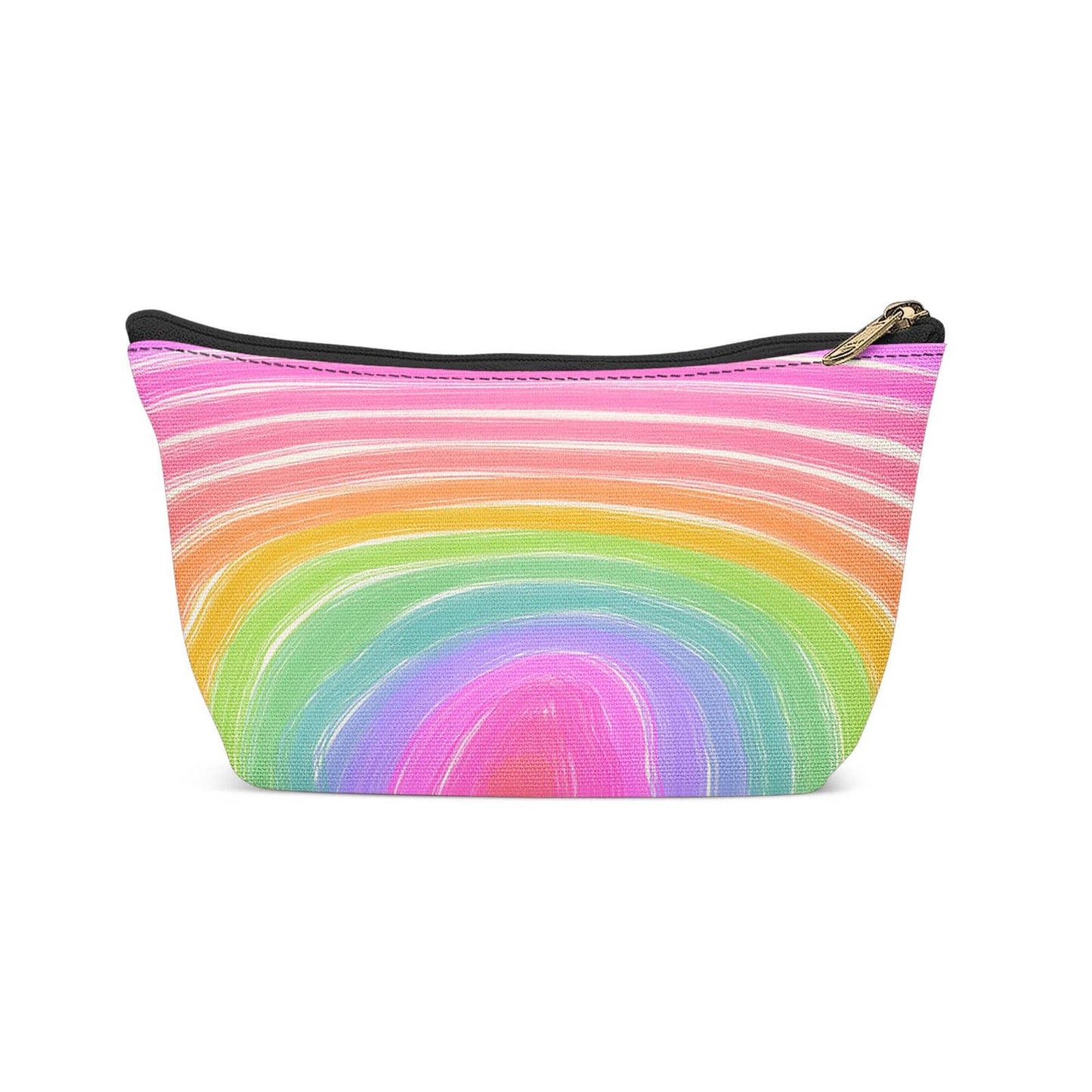 Colorful Painted Rainbow Makeup Bag - HypeSheriff