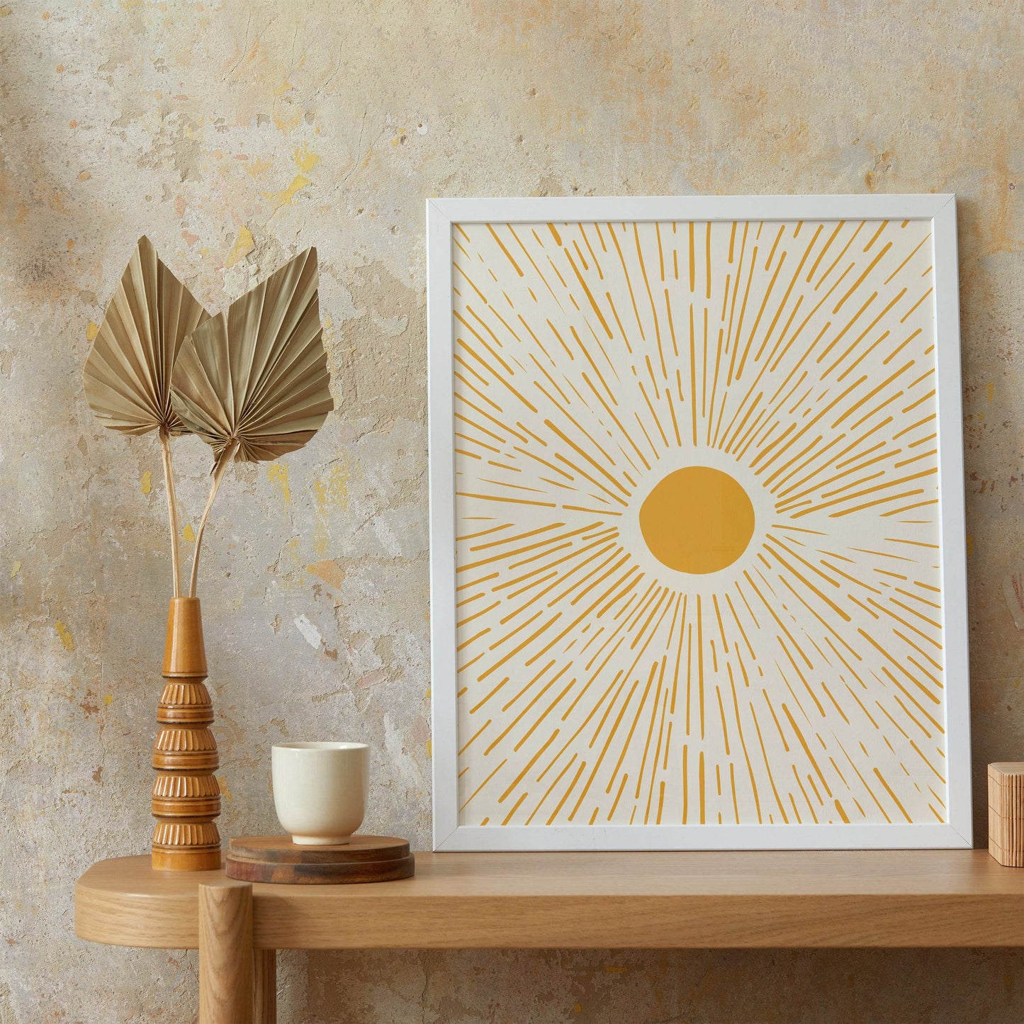 Eclectic sun wall art poster - HypeSheriff