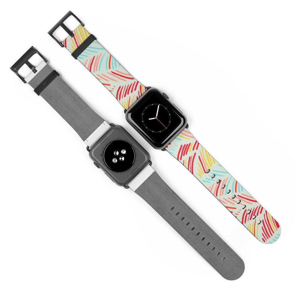 Tropical Feathers Apple Watch Band - HypeSheriff
