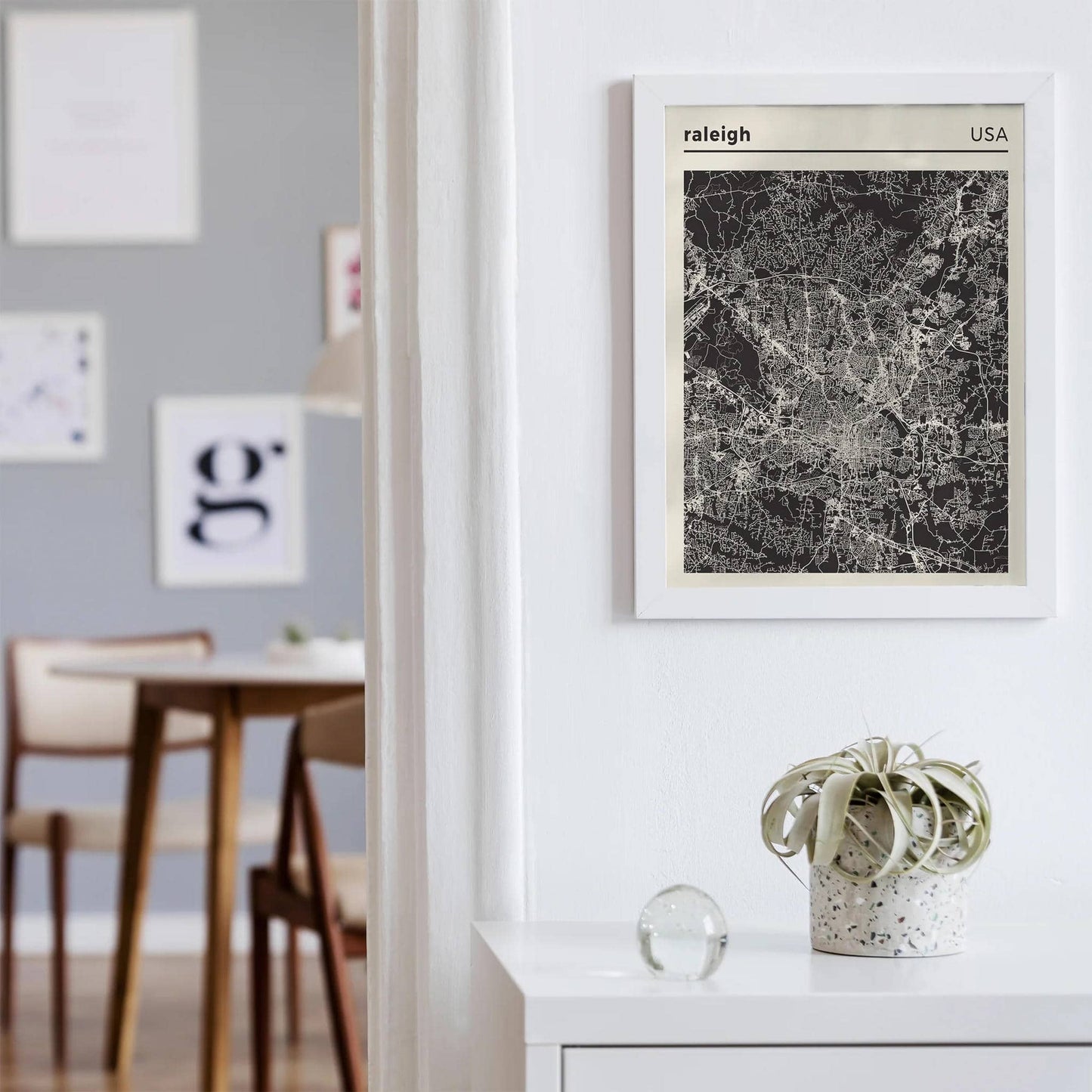 Raleigh, North Carolina - Map Poster - HypeSheriff