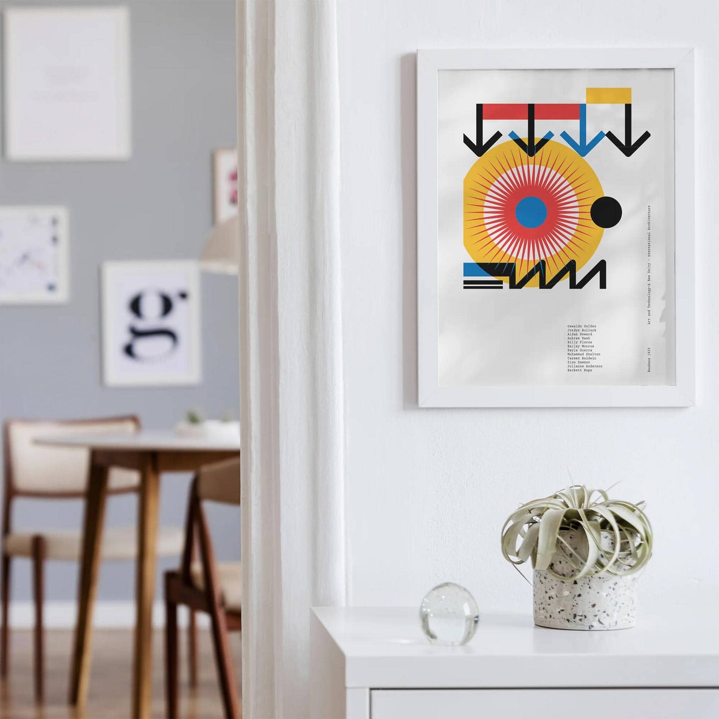 Bauhaus Sunset Poster - HypeSheriff