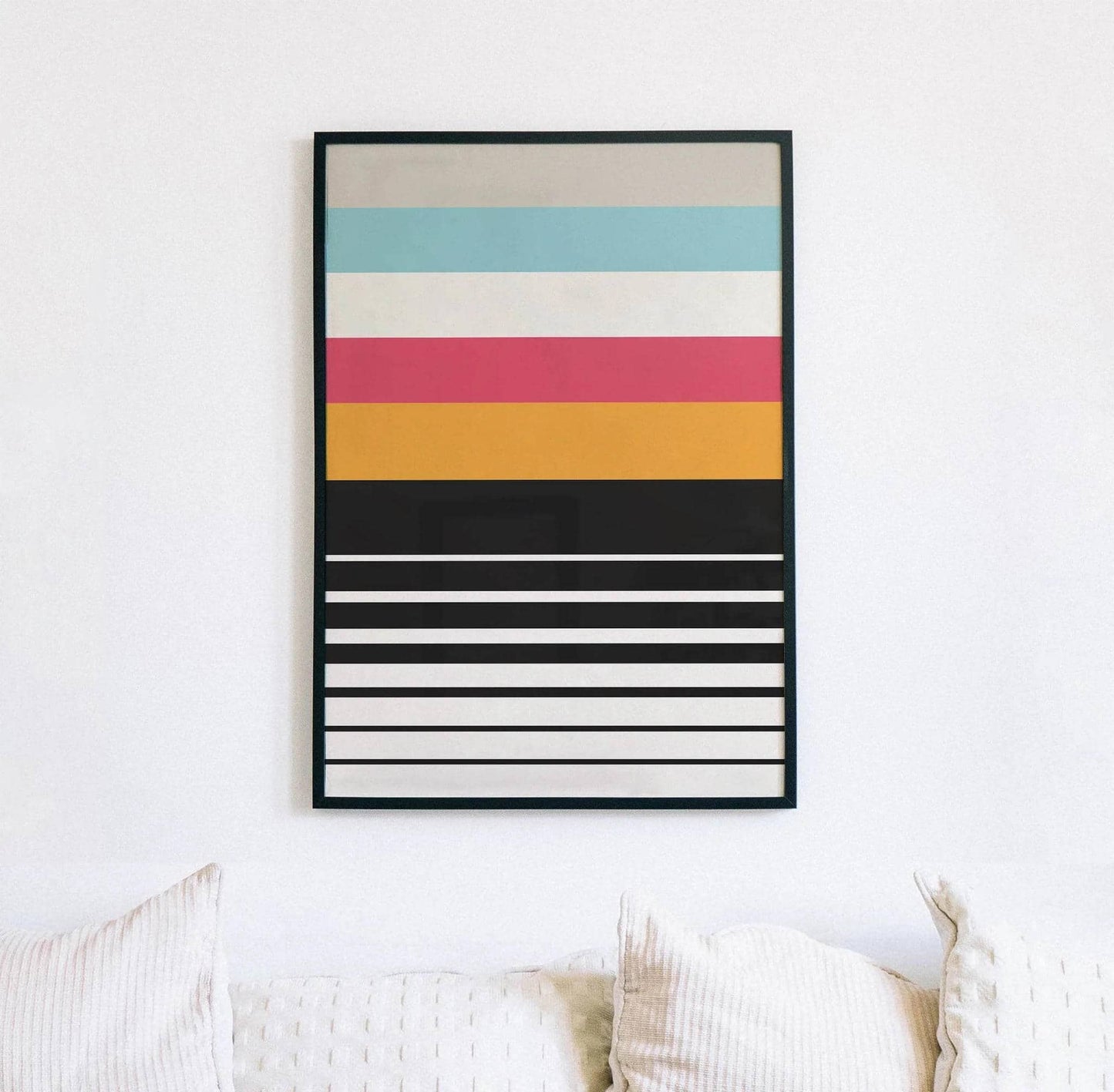 Abstract Lines Bauhaus Poster - HypeSheriff