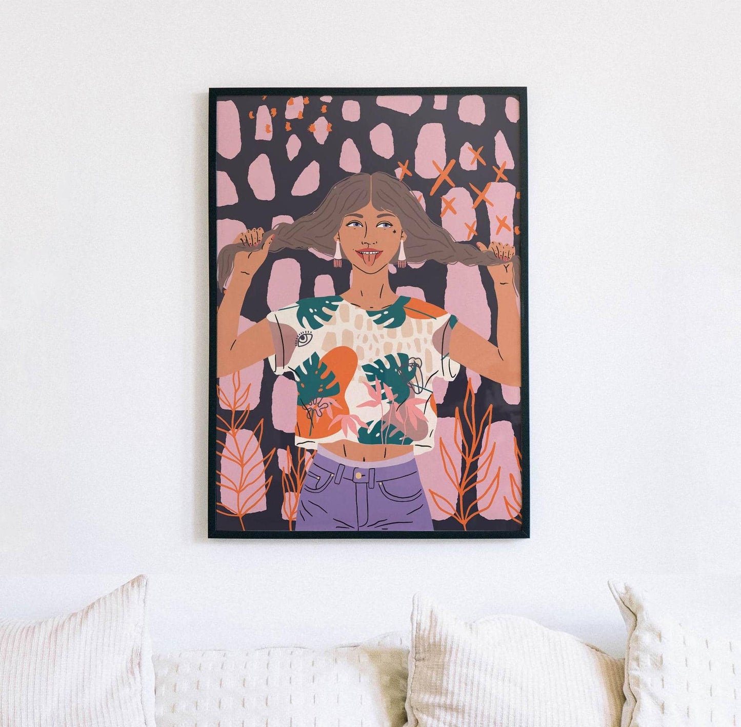 Girly Illustration Poster - HypeSheriff