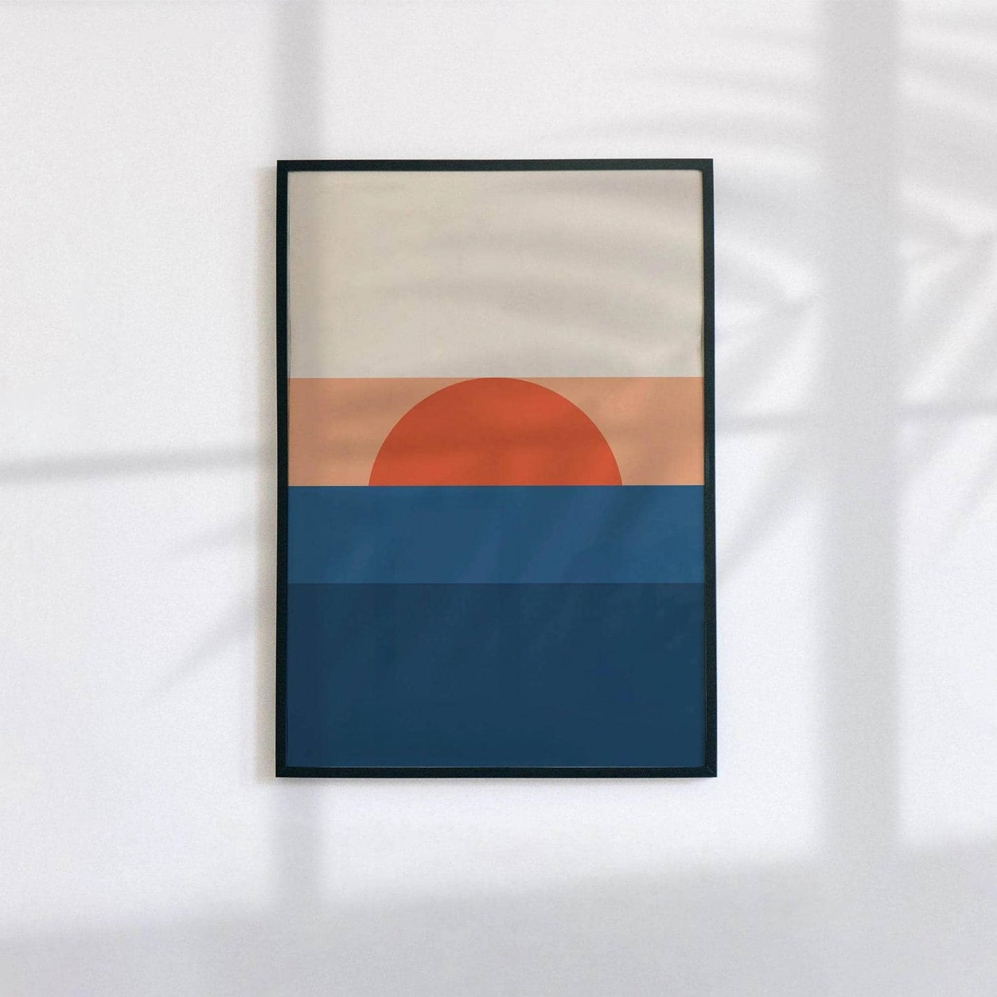 Geometric Sunset Print - HypeSheriff