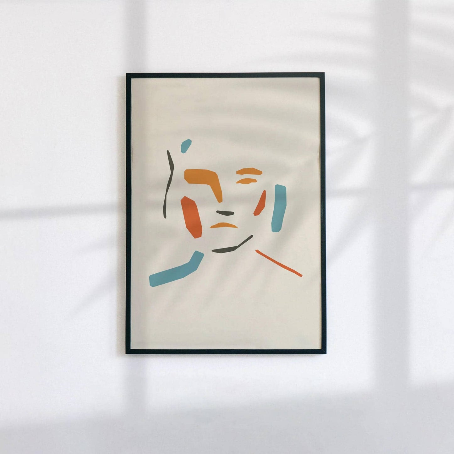 Cutout Face Art Print - HypeSheriff