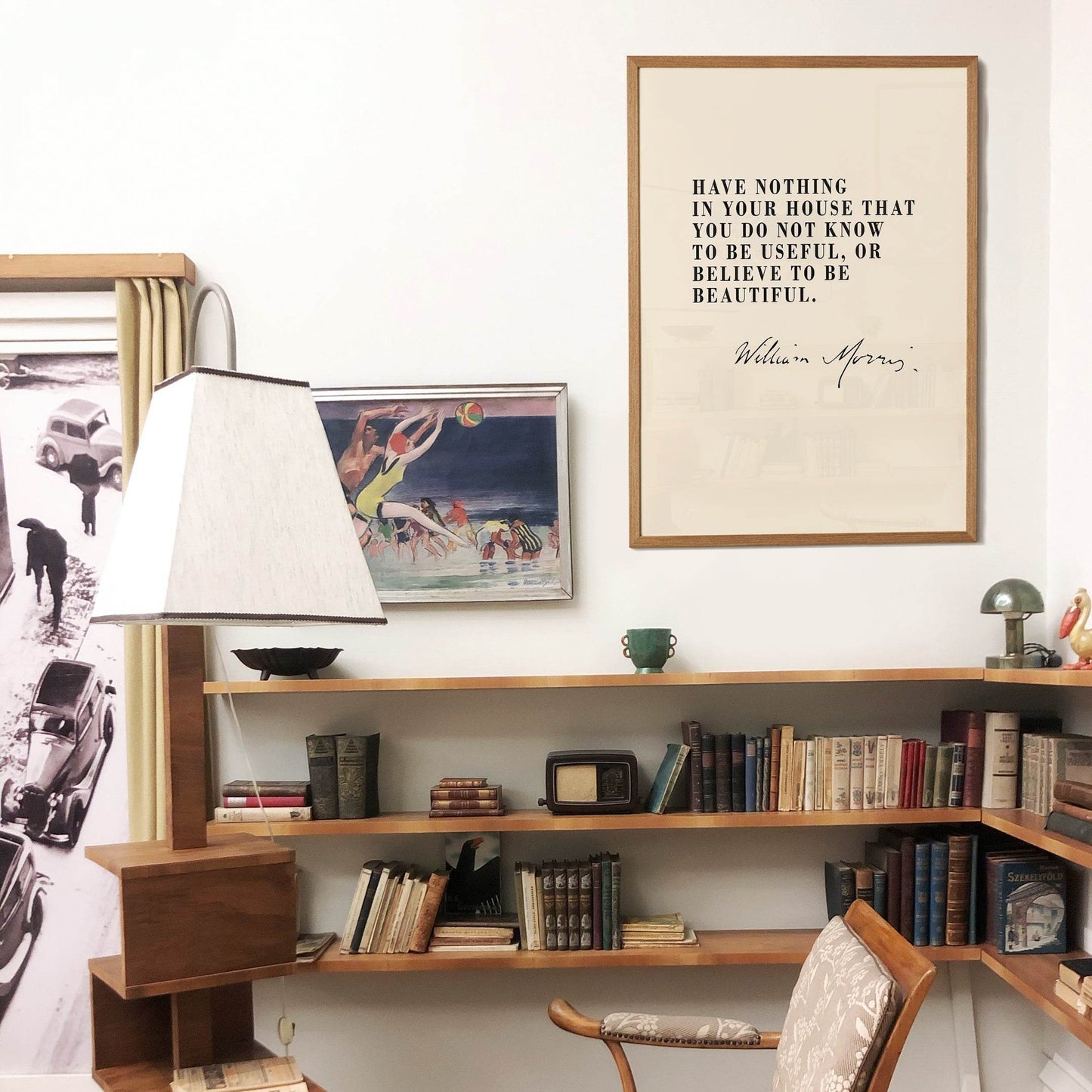 William Morris Quote Poster - HypeSheriff