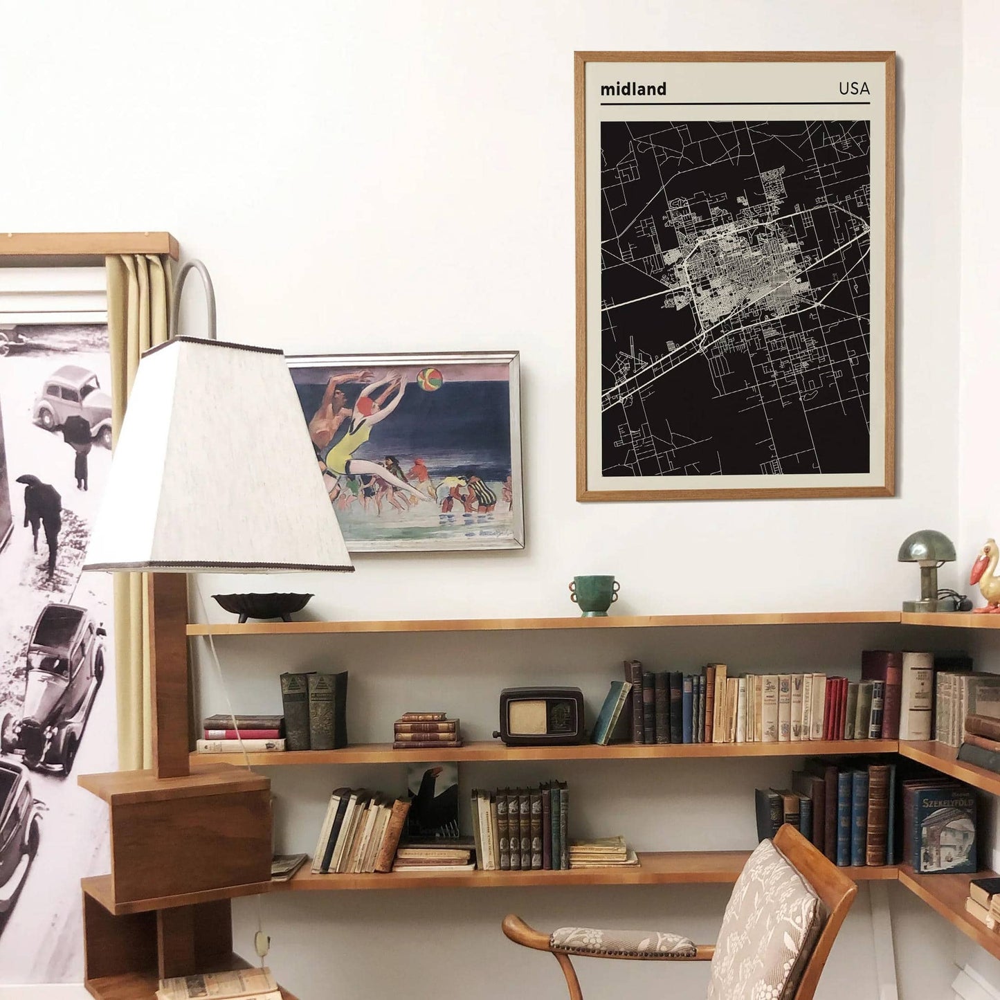 Midland, USA - City Map Poster - HypeSheriff