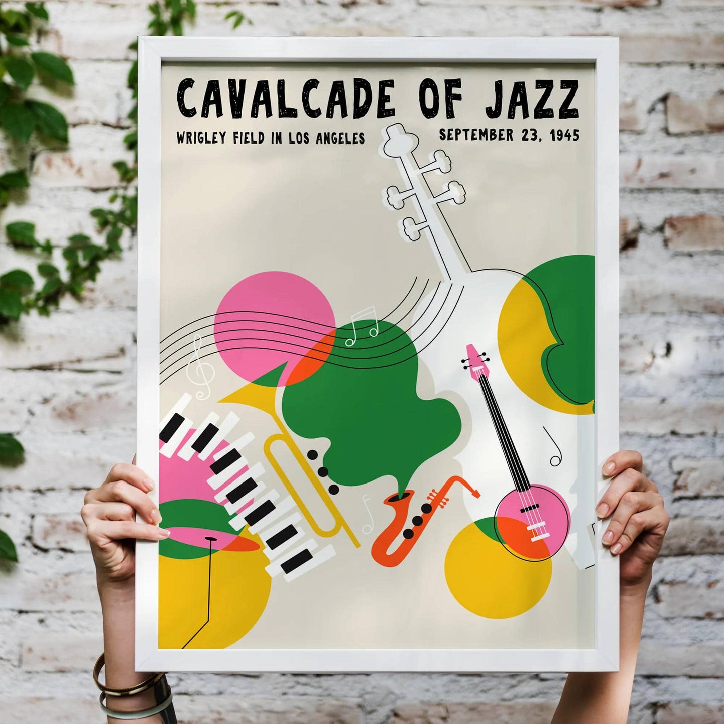 1945 Jazz Festival Colorful Poster - HypeSheriff