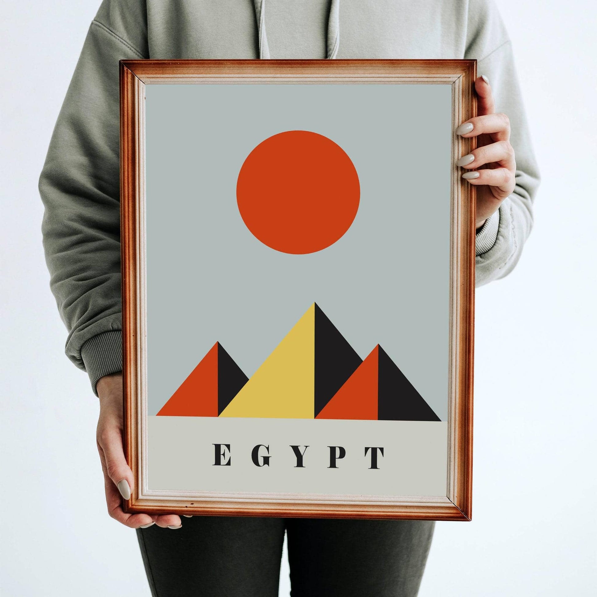 Minimalist Egypt Poster - HypeSheriff