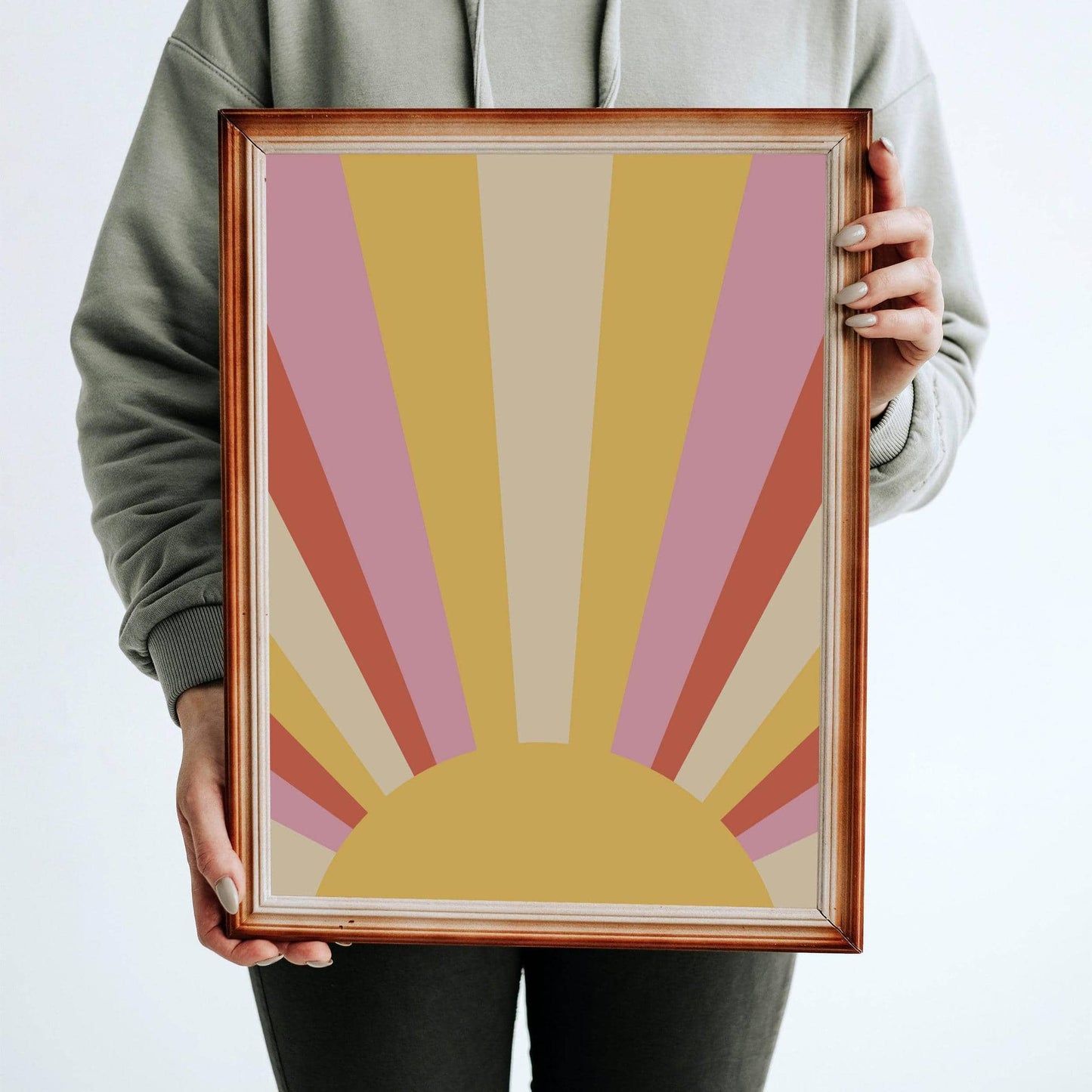 Vintage Sun Art Print - HypeSheriff