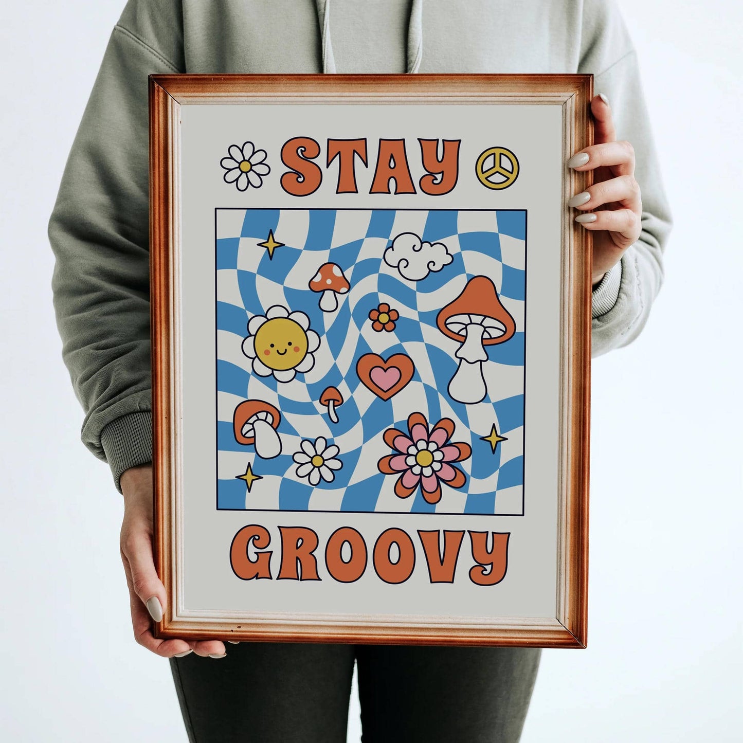 Stay Groovy 70s Retro Poster - HypeSheriff