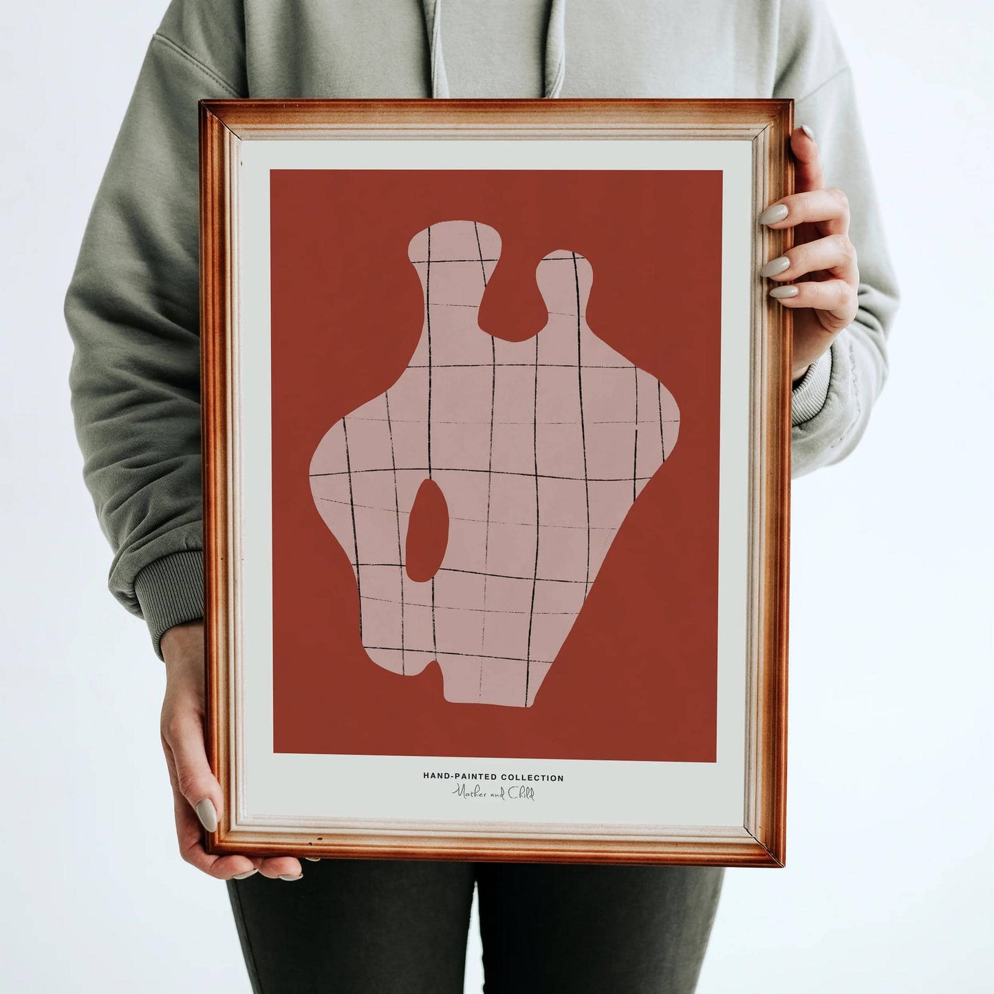 Mother and Child | Hand-Painted Collection Poster - HypeSheriff
