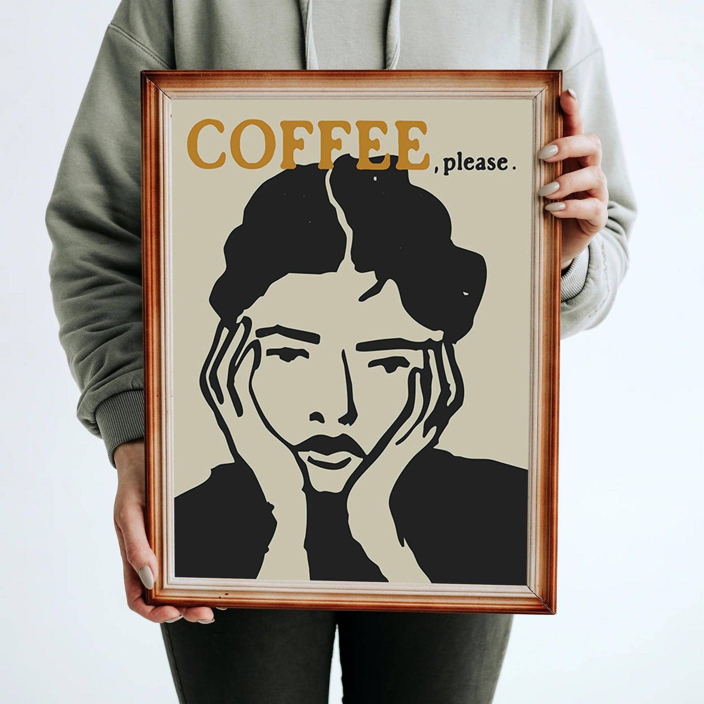Coffee, please Poster - HypeSheriff