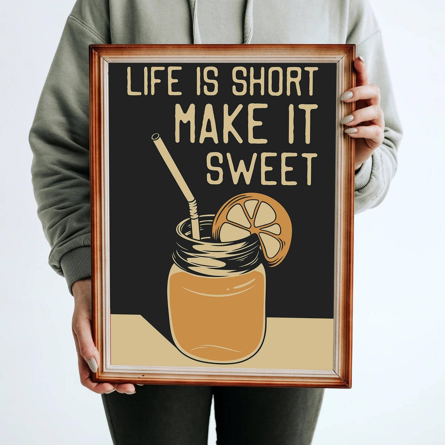 Life Is Short Make It Sweet Print - HypeSheriff