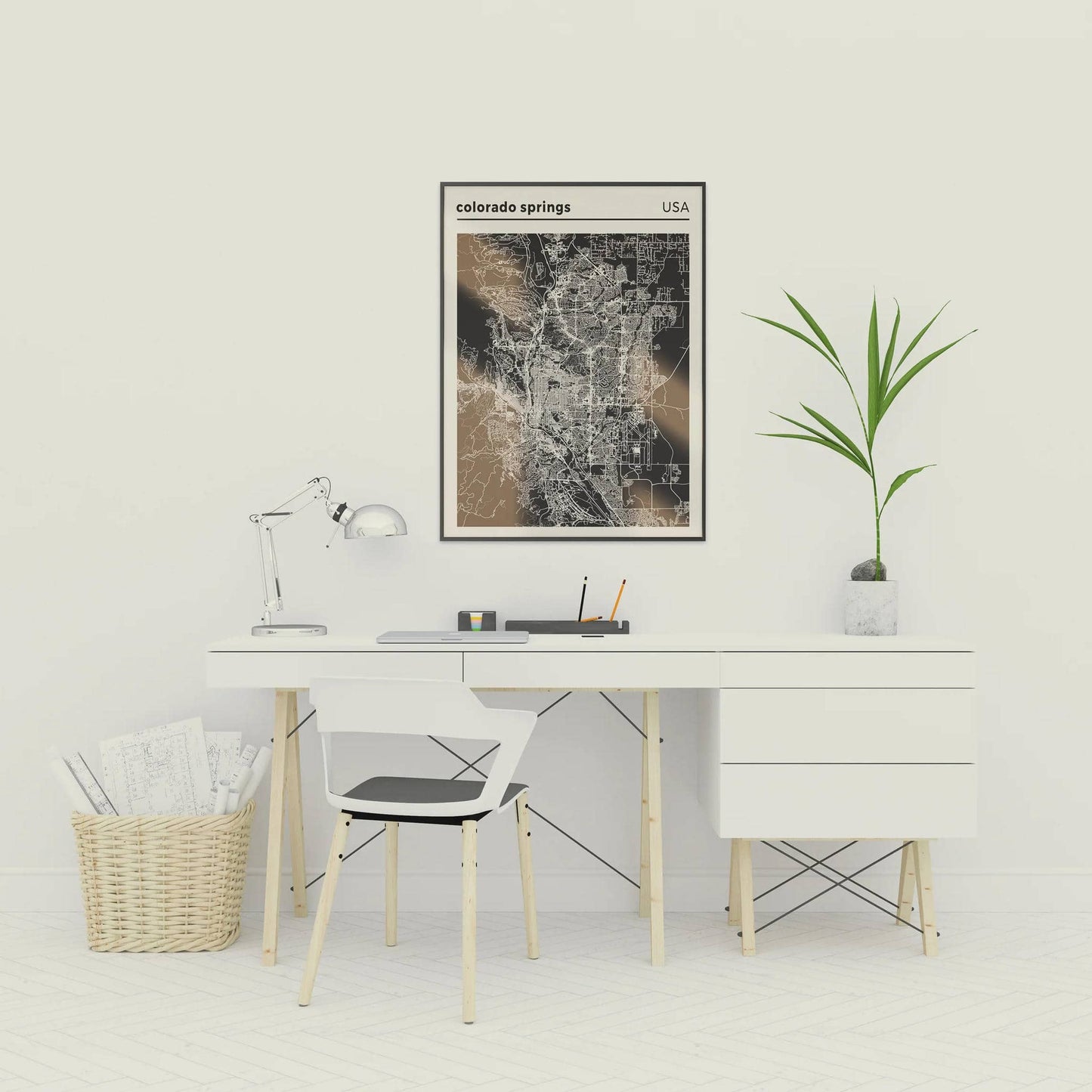 Colorado Springs Map Poster - USA - HypeSheriff