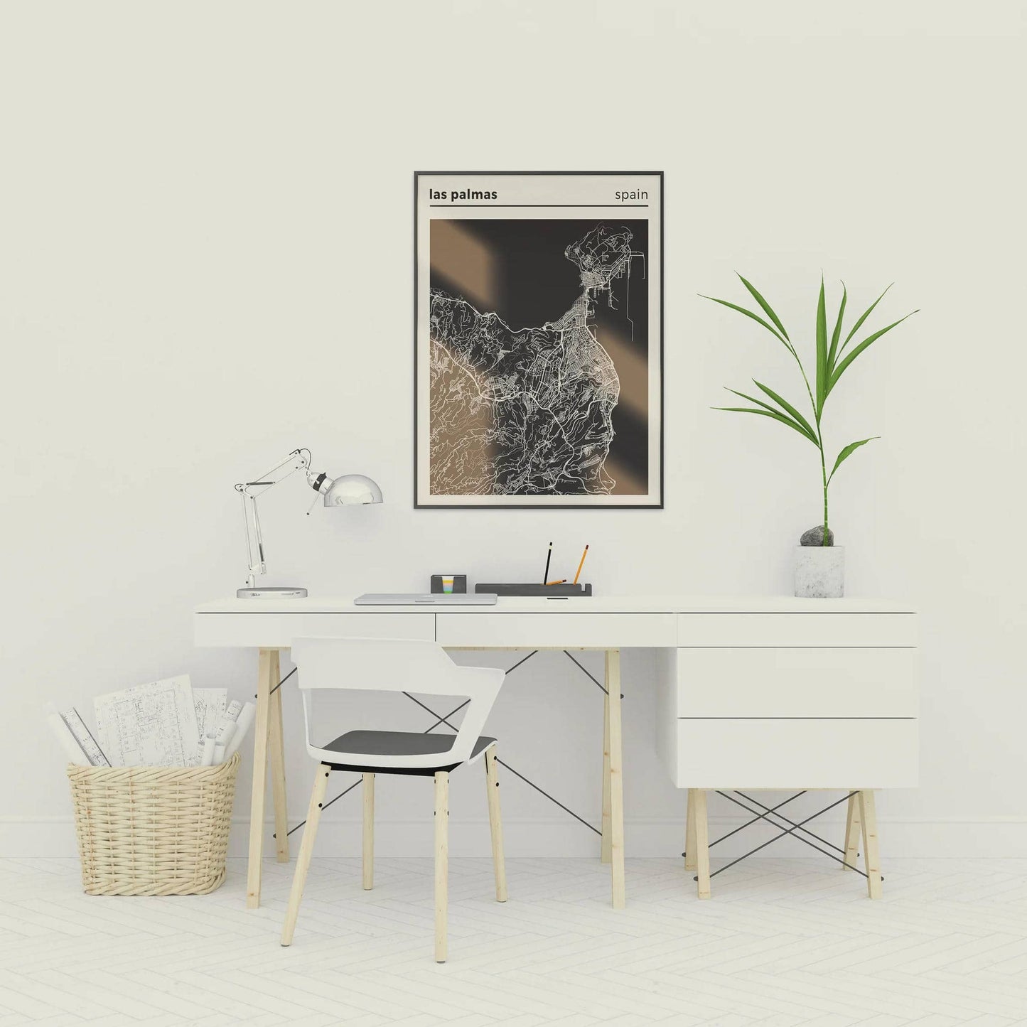 Las Palmas, Spain Map Poster - HypeSheriff