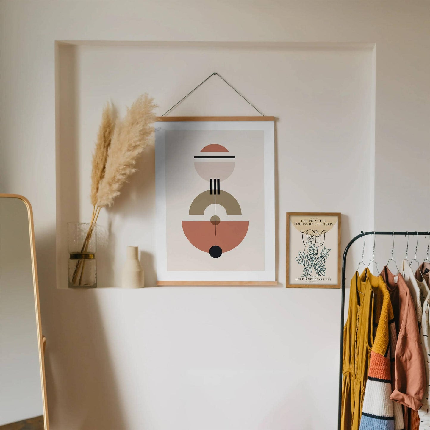 Mid Century Abstract Poster - HypeSheriff
