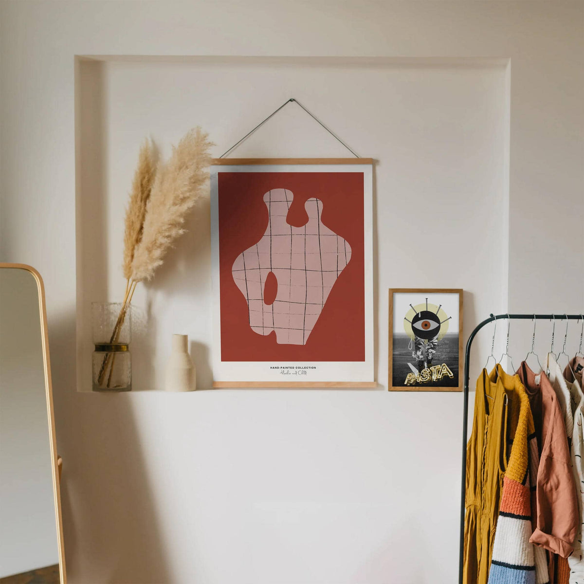 Mother and Child | Hand-Painted Collection Poster - HypeSheriff