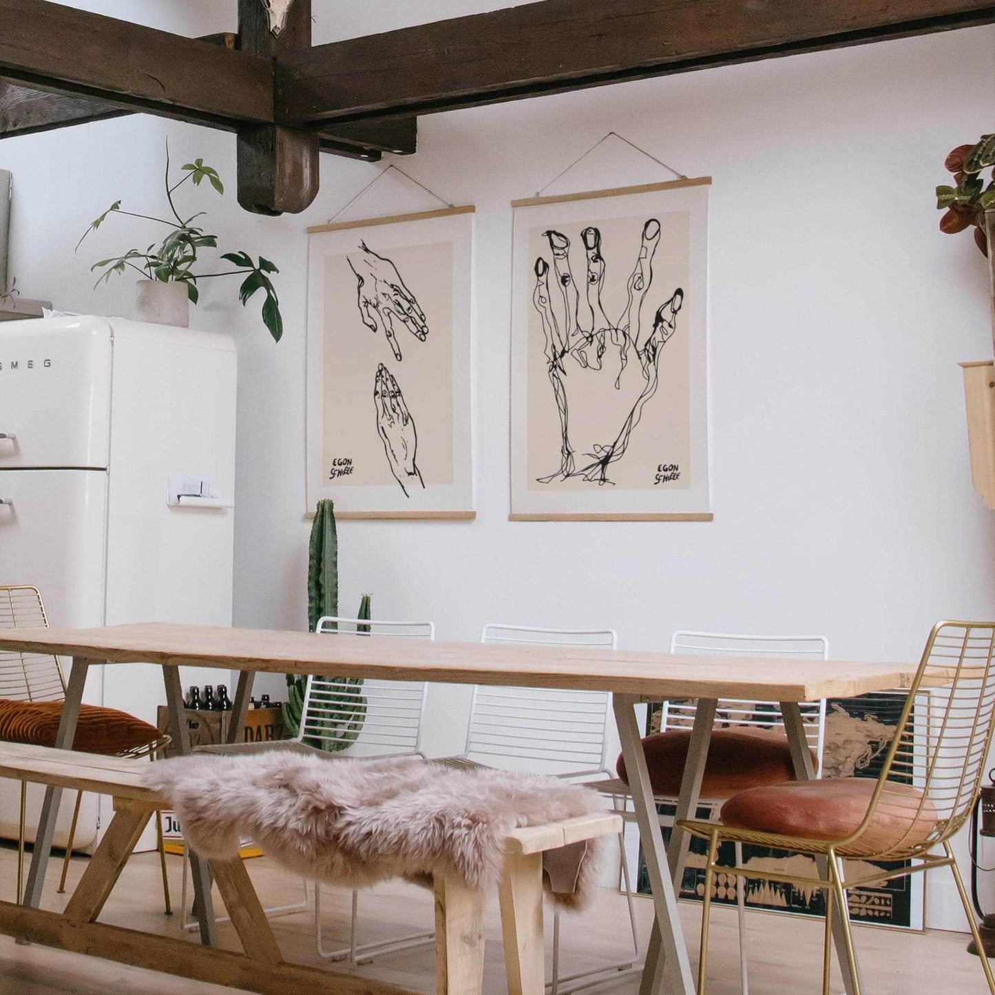 Schiele Hands Poster - HypeSheriff