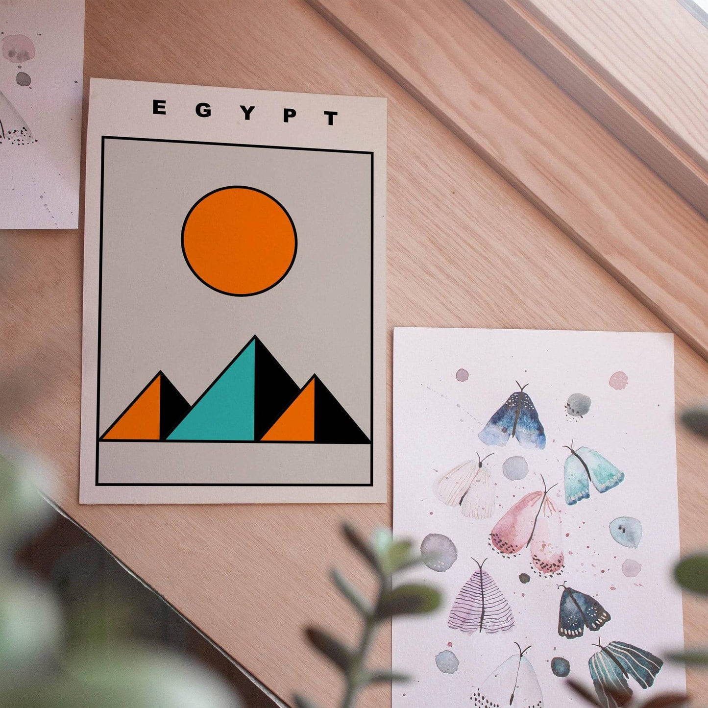 Geometric Egypt Poster - HypeSheriff