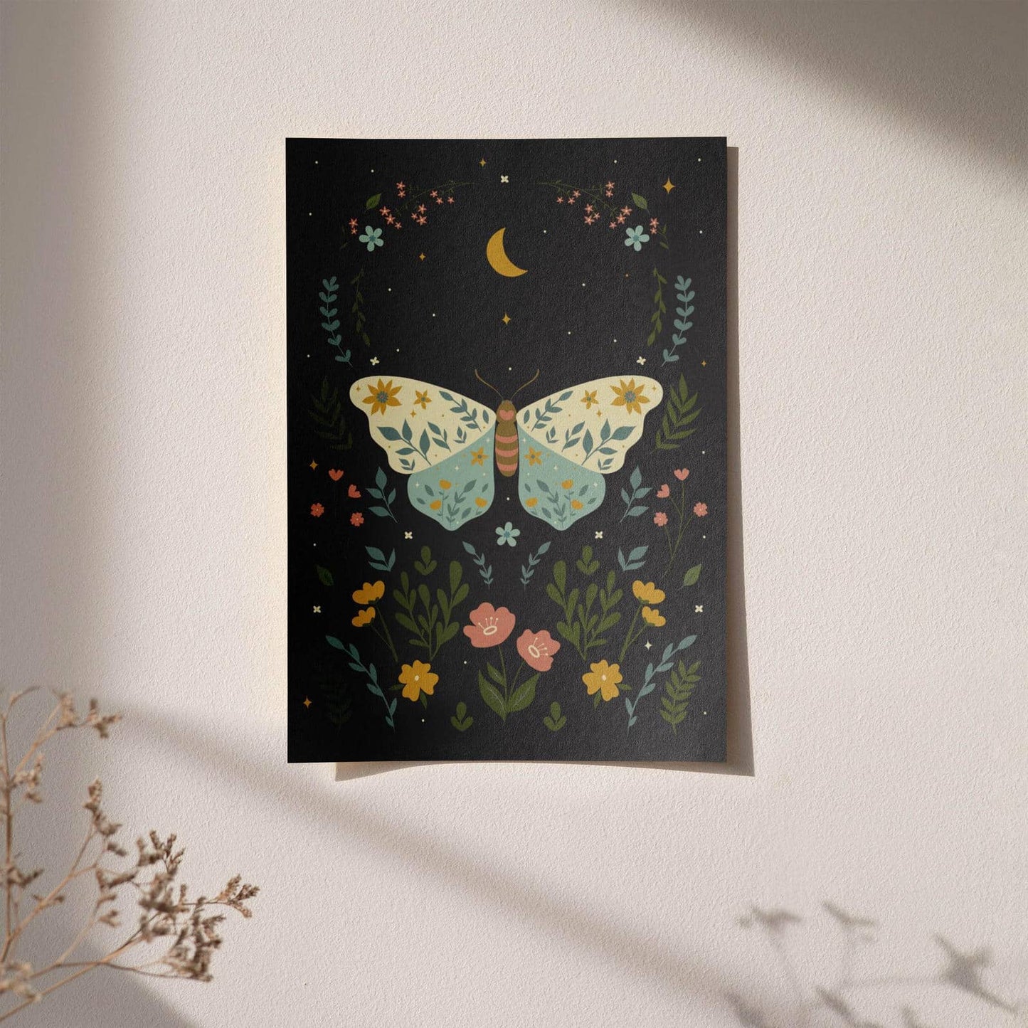 Boho Butterfly Artistic Poster - HypeSheriff