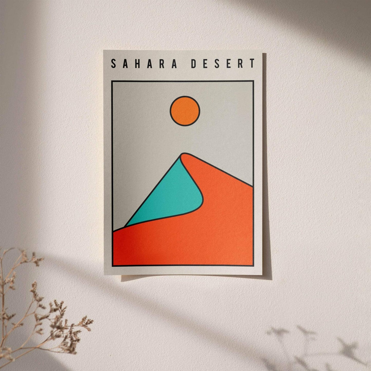Sahara Desert Minimalist Poster - HypeSheriff
