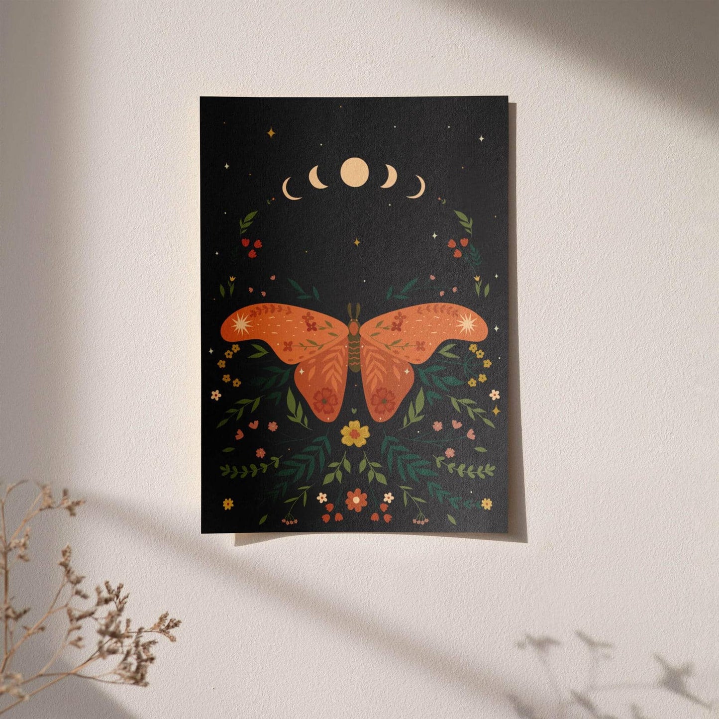 Bohemian Moth Poster - HypeSheriff