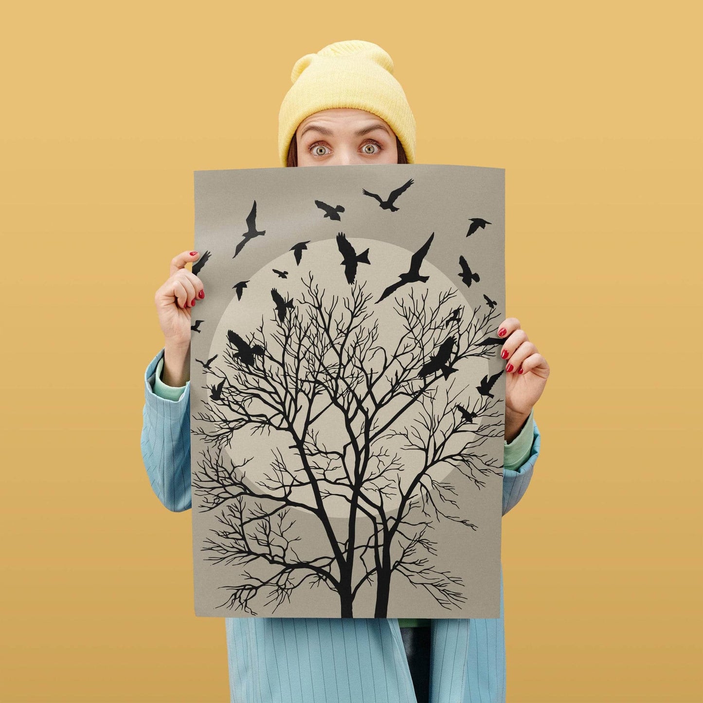 Winter Sunset Poster - HypeSheriff