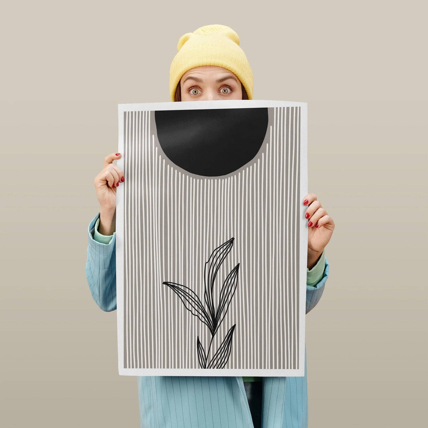 B&W Abstract No.1 Poster - HypeSheriff