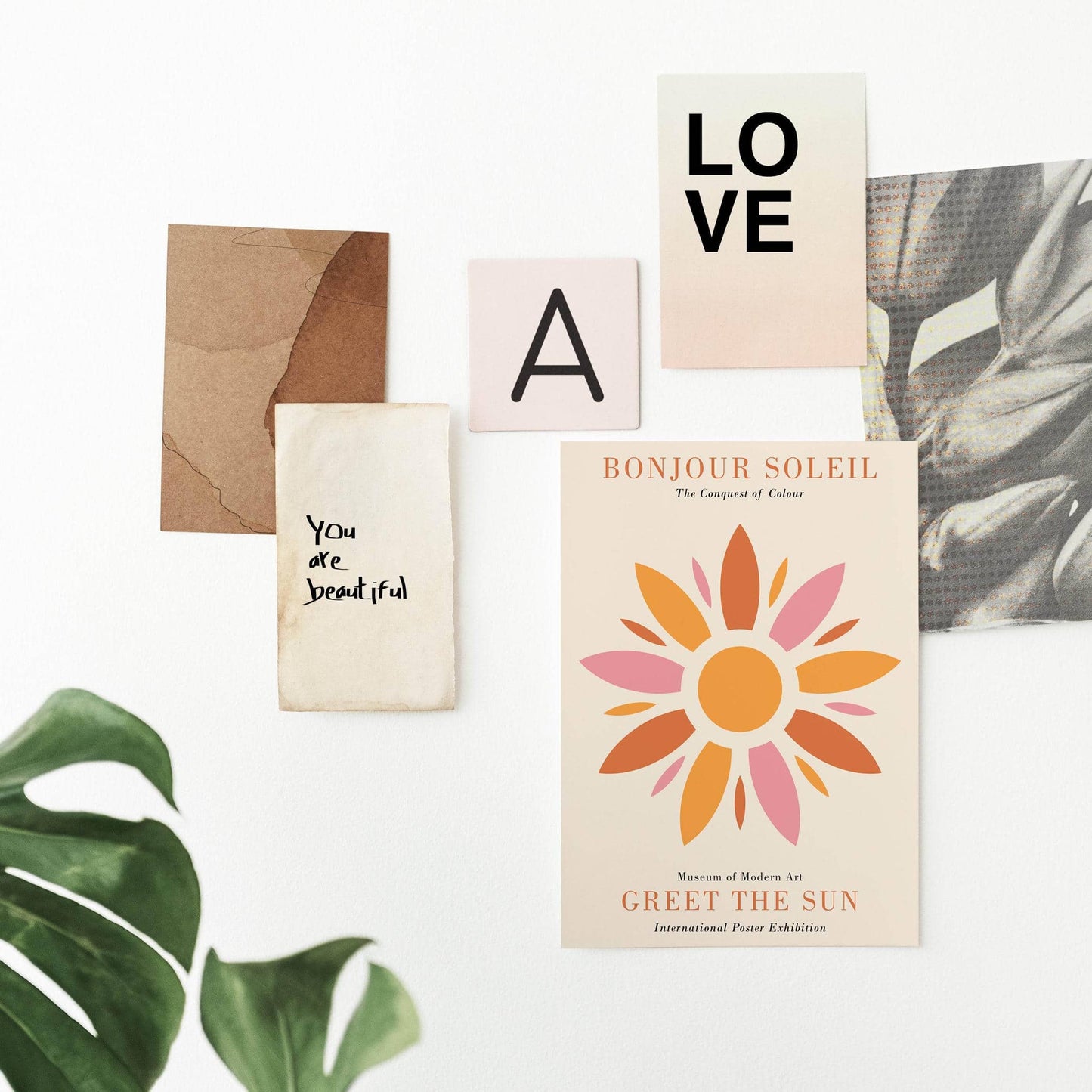 Greet The Sun - French Housewarming Poster - HypeSheriff