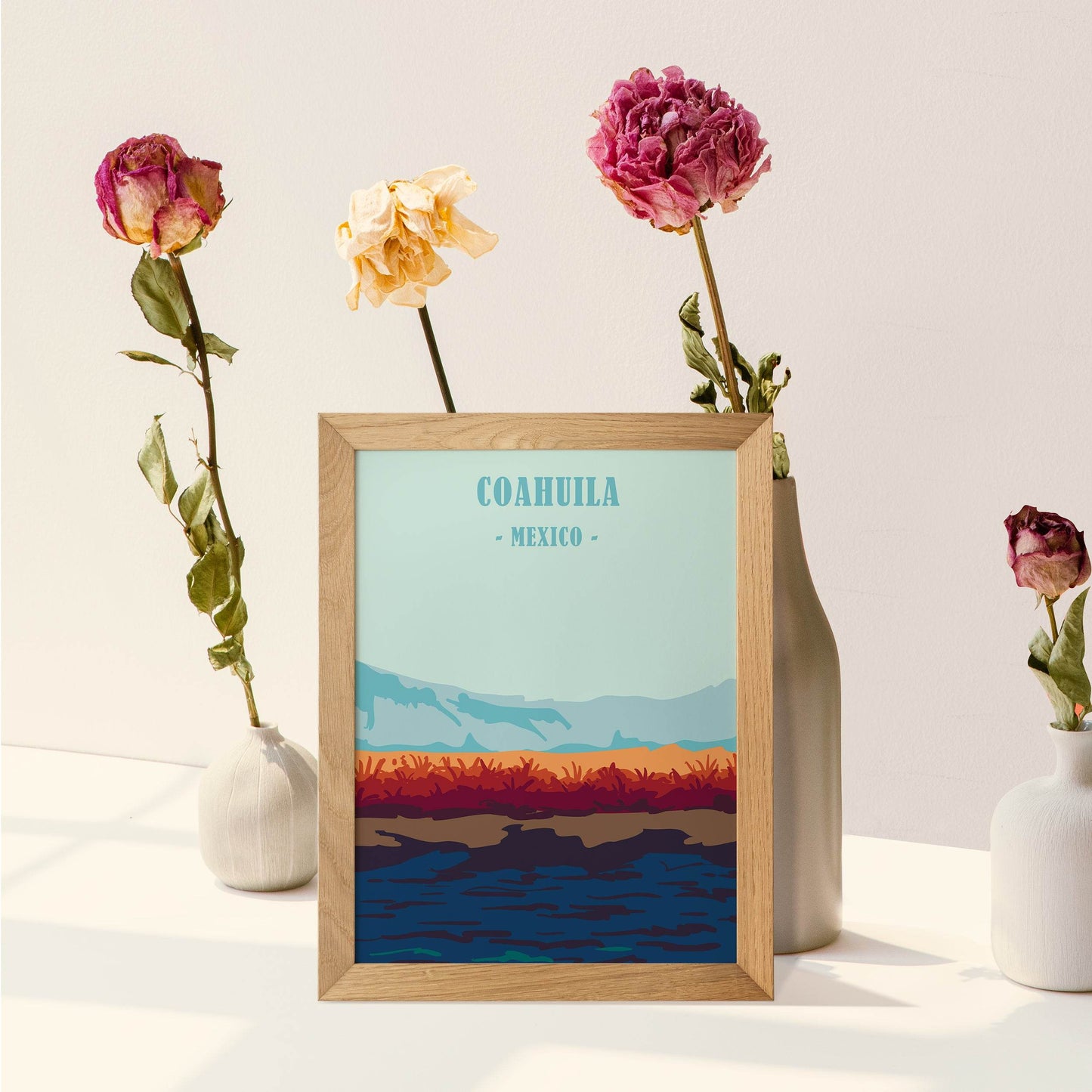 Coahuila - Mexico Travel Poster - HypeSheriff