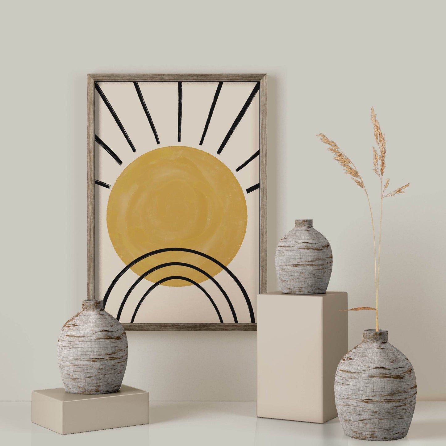 Eclectic Sun Art Print - HypeSheriff