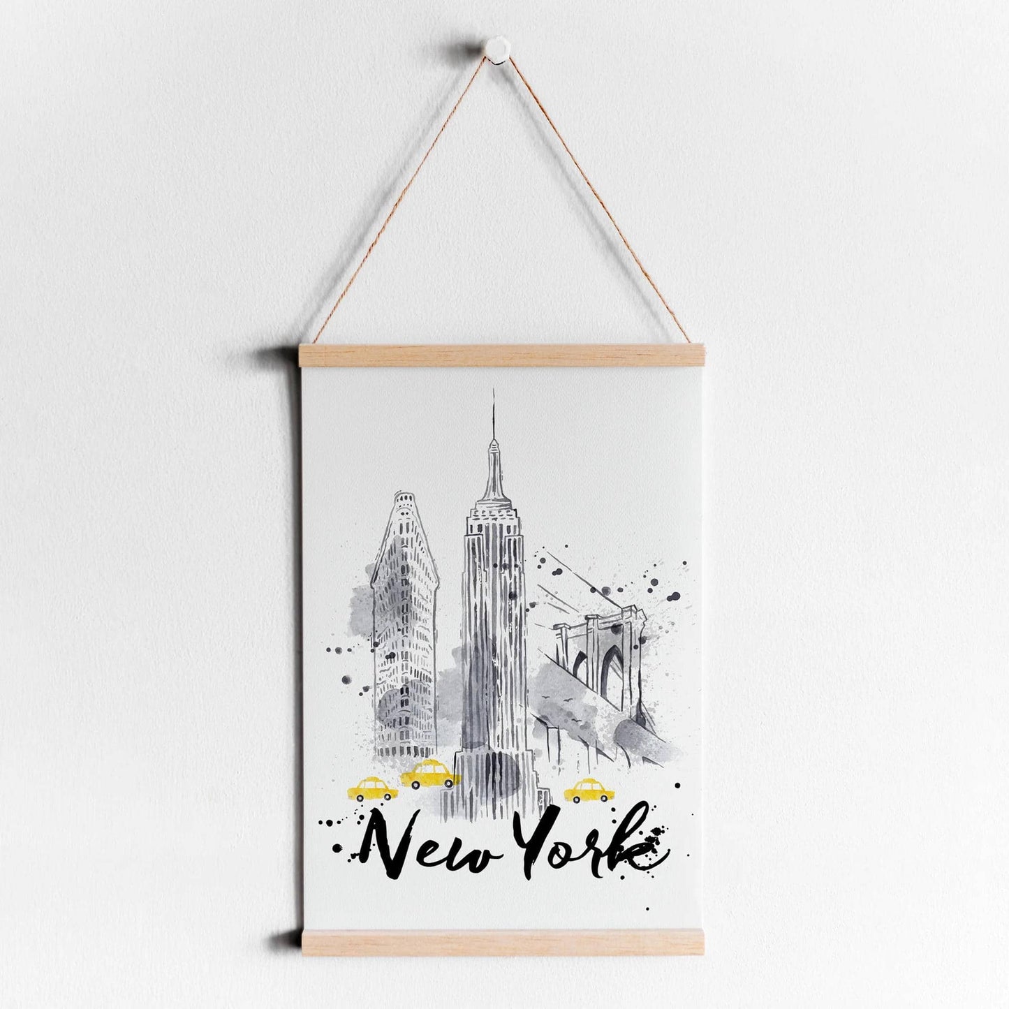 Watercolor New York City Illustration - Giclee Art Print - HypeSheriff