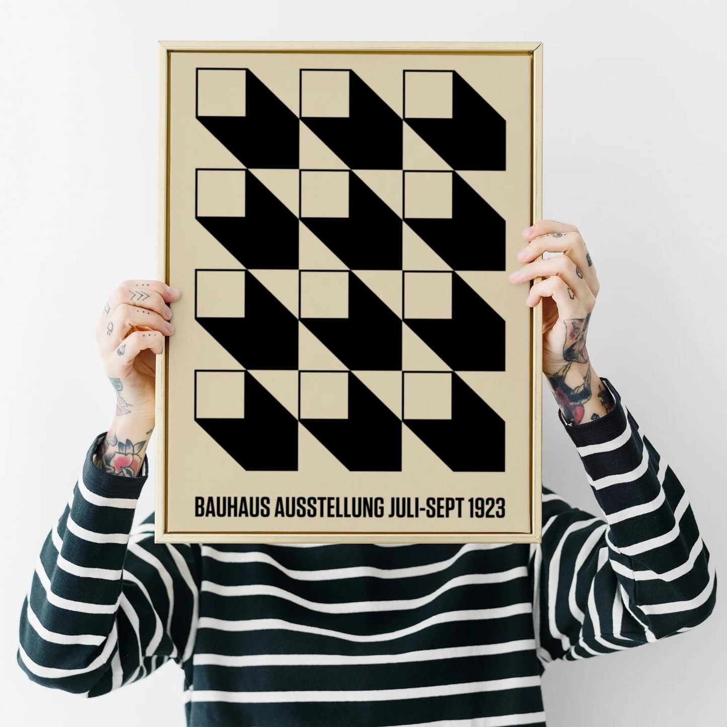 Bauhaus Exhibition Minimalist Poster - HypeSheriff