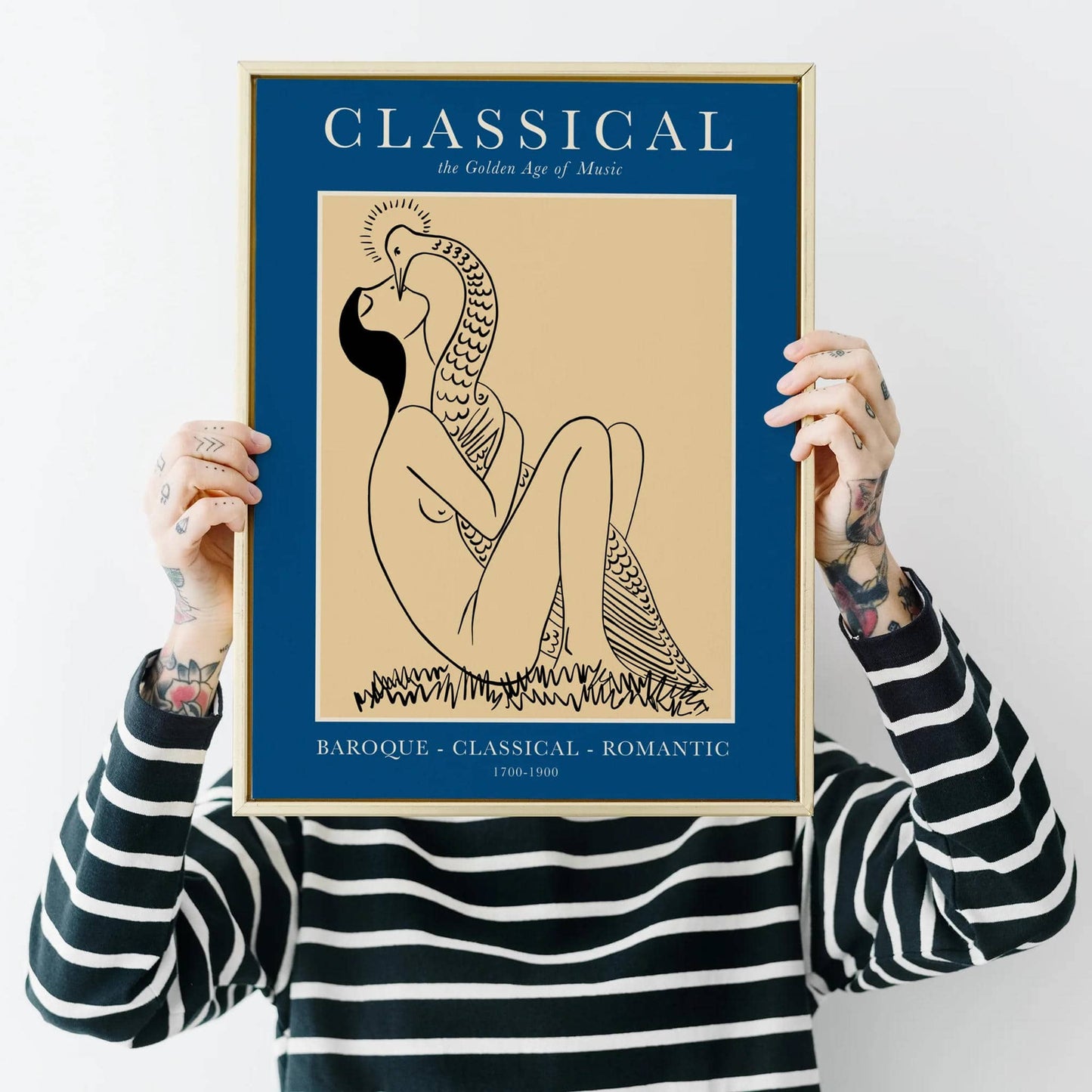 Art Nouveau Music Print - HypeSheriff