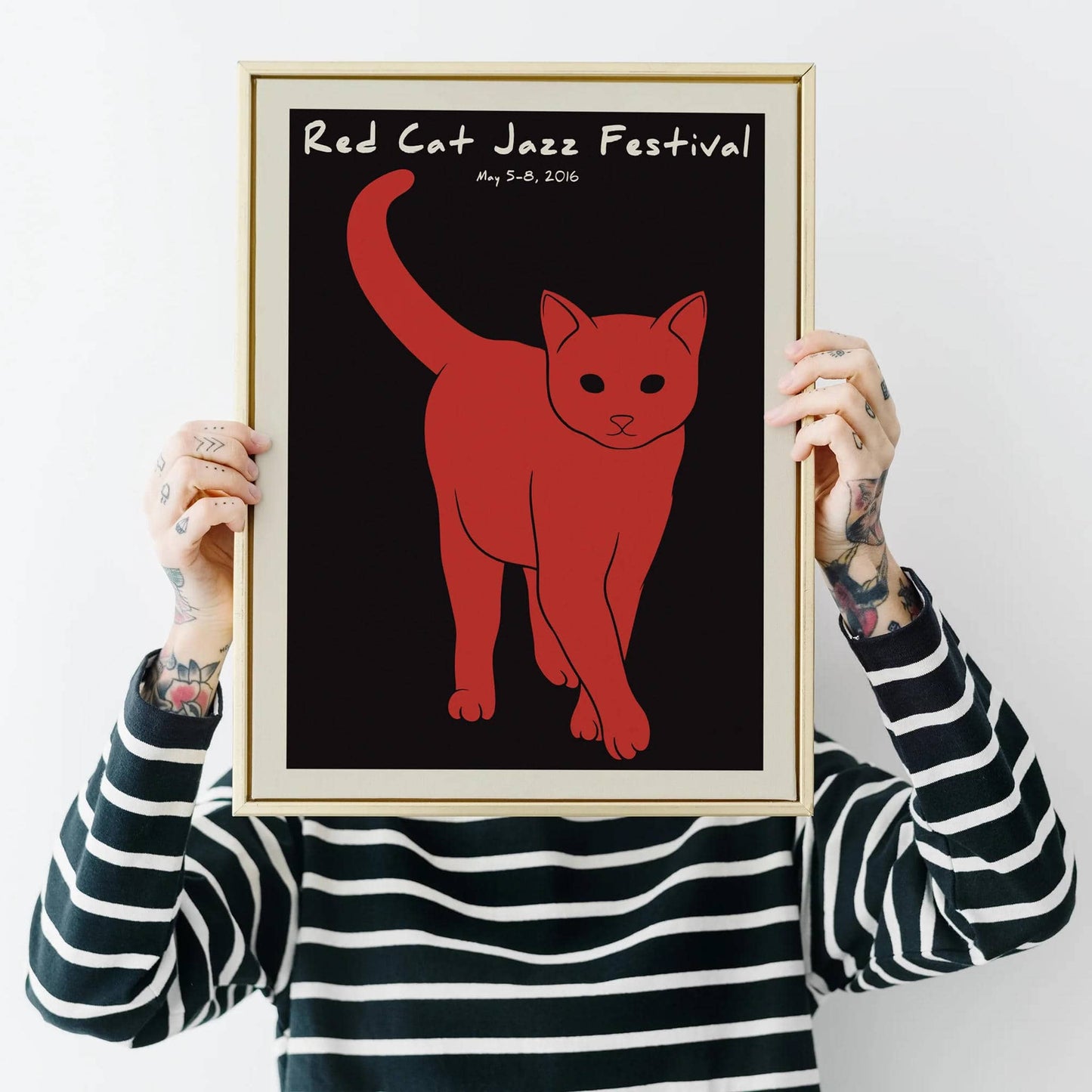Red Cat Jazz Festival Poster - HypeSheriff